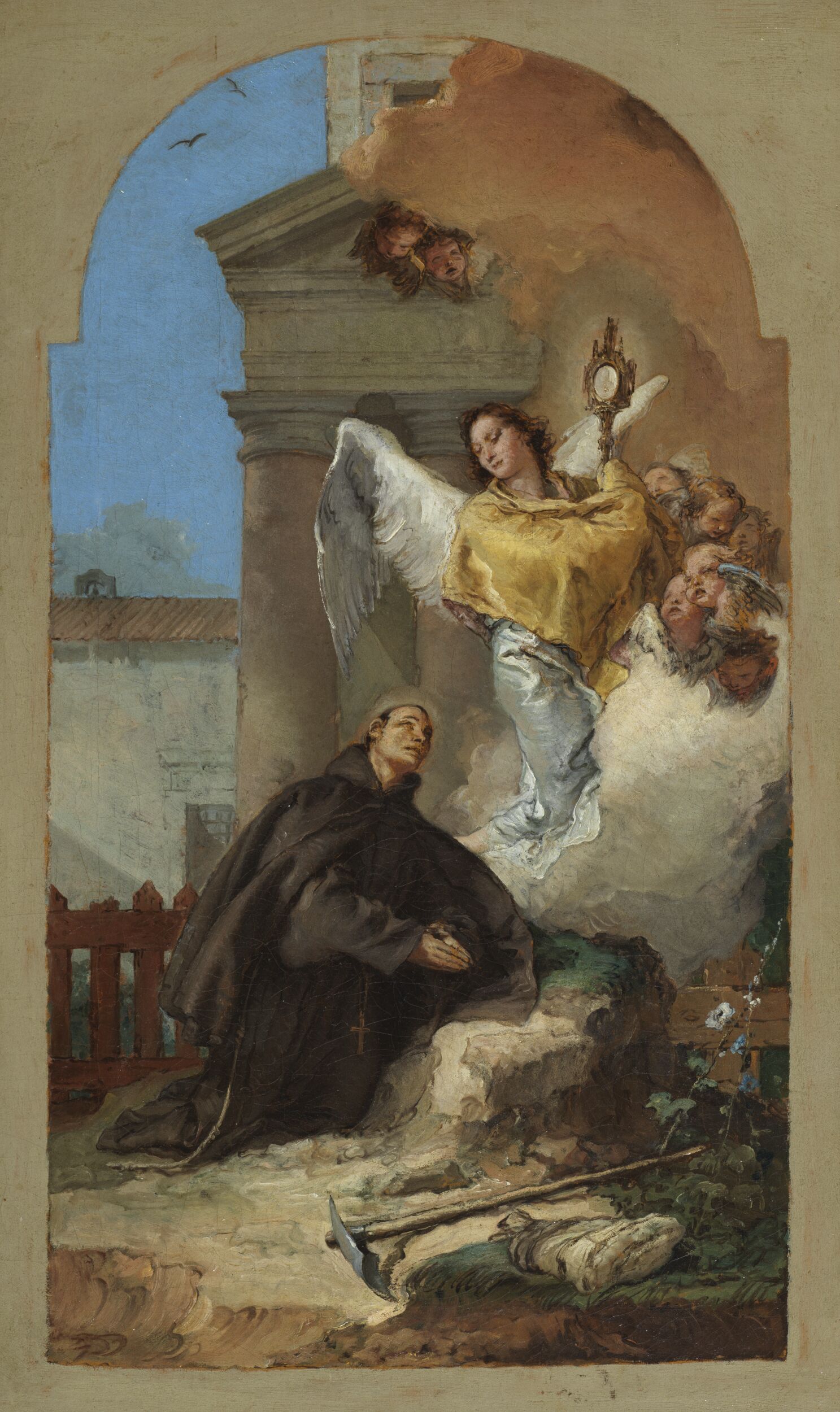 Saint Paschal Baylon's Vision of the Eucharist by Giovanni Battista Tiepolo