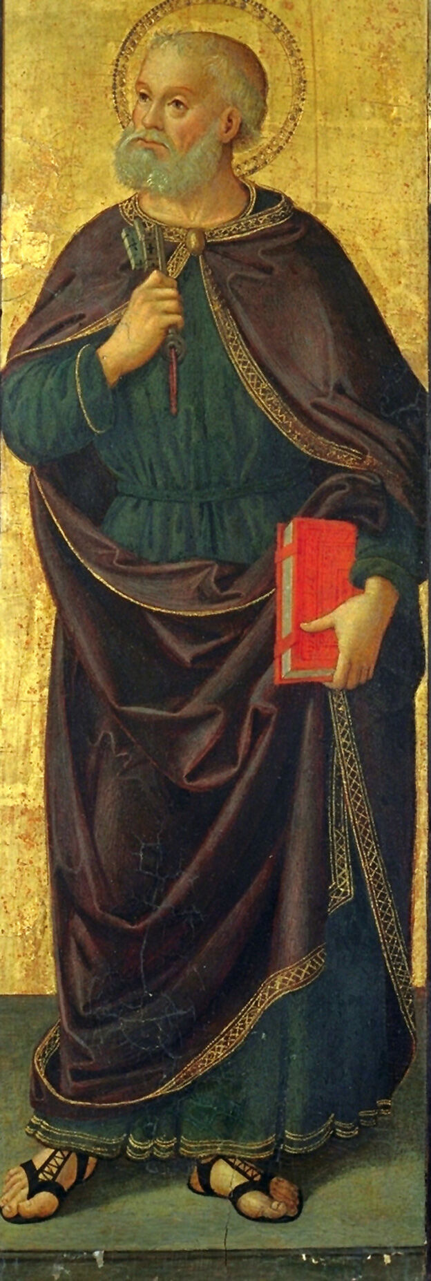 Saint Paul (left panel) by Antoniazzo Romano