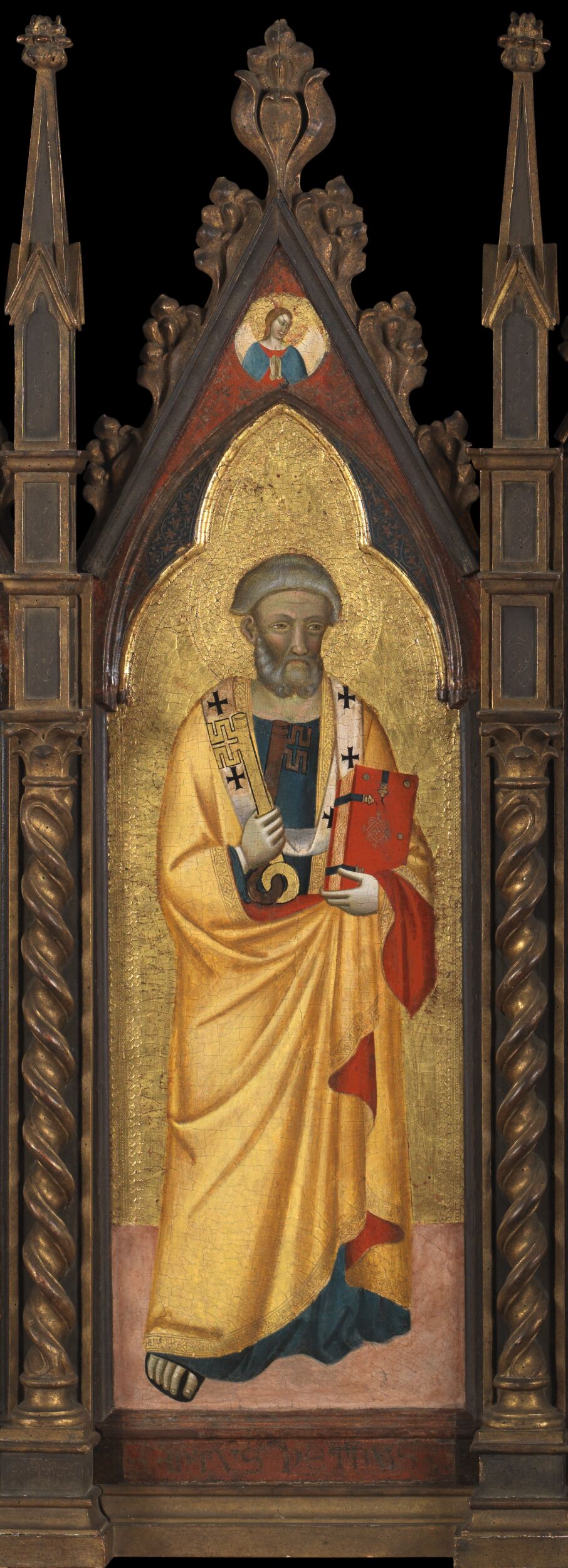 Saint Peter (left panel) by Master of the Dominican Effigies