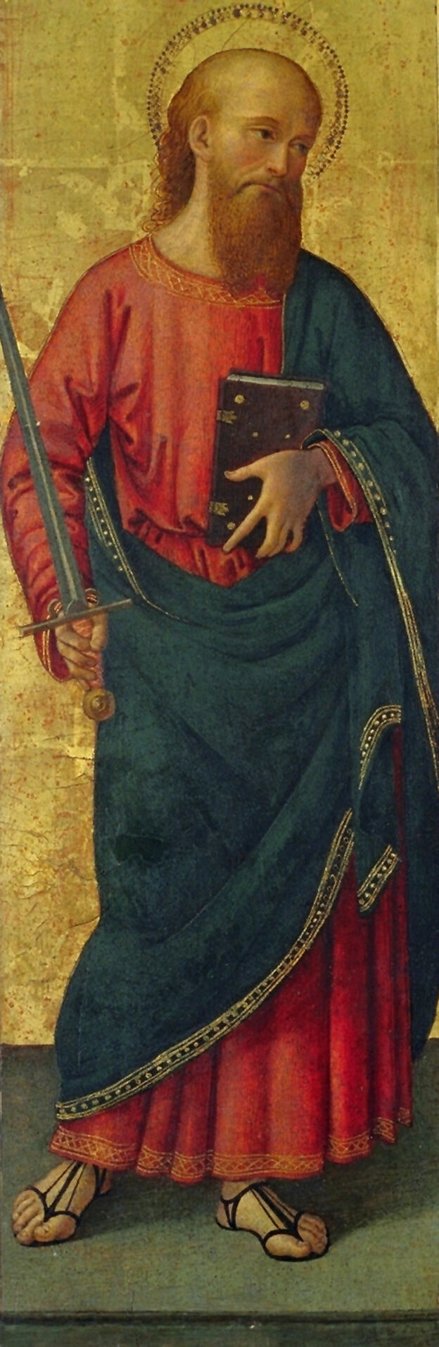 Saint Peter (right panel) by Antoniazzo Romano
