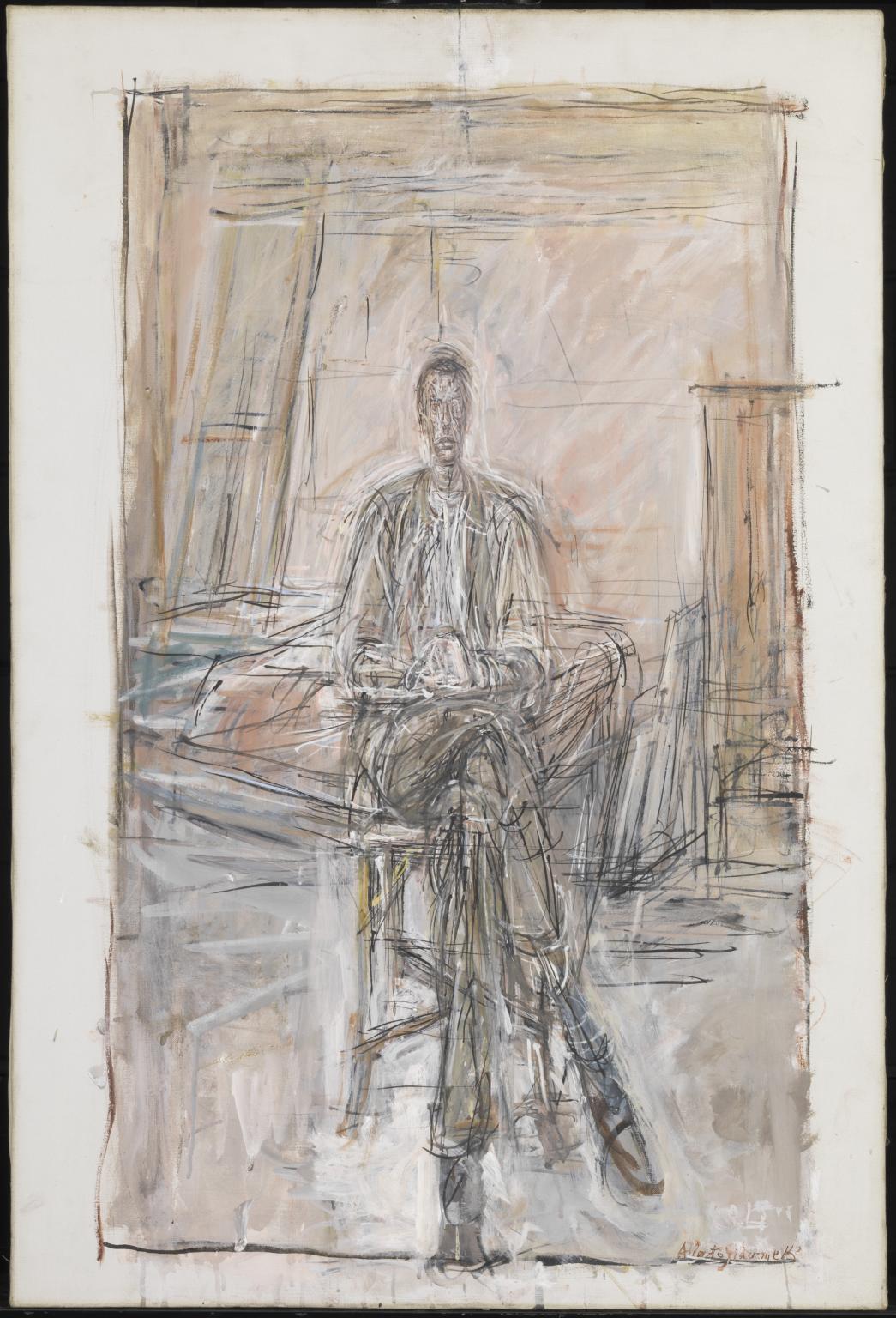 Seated Man by Alberto Giacometti