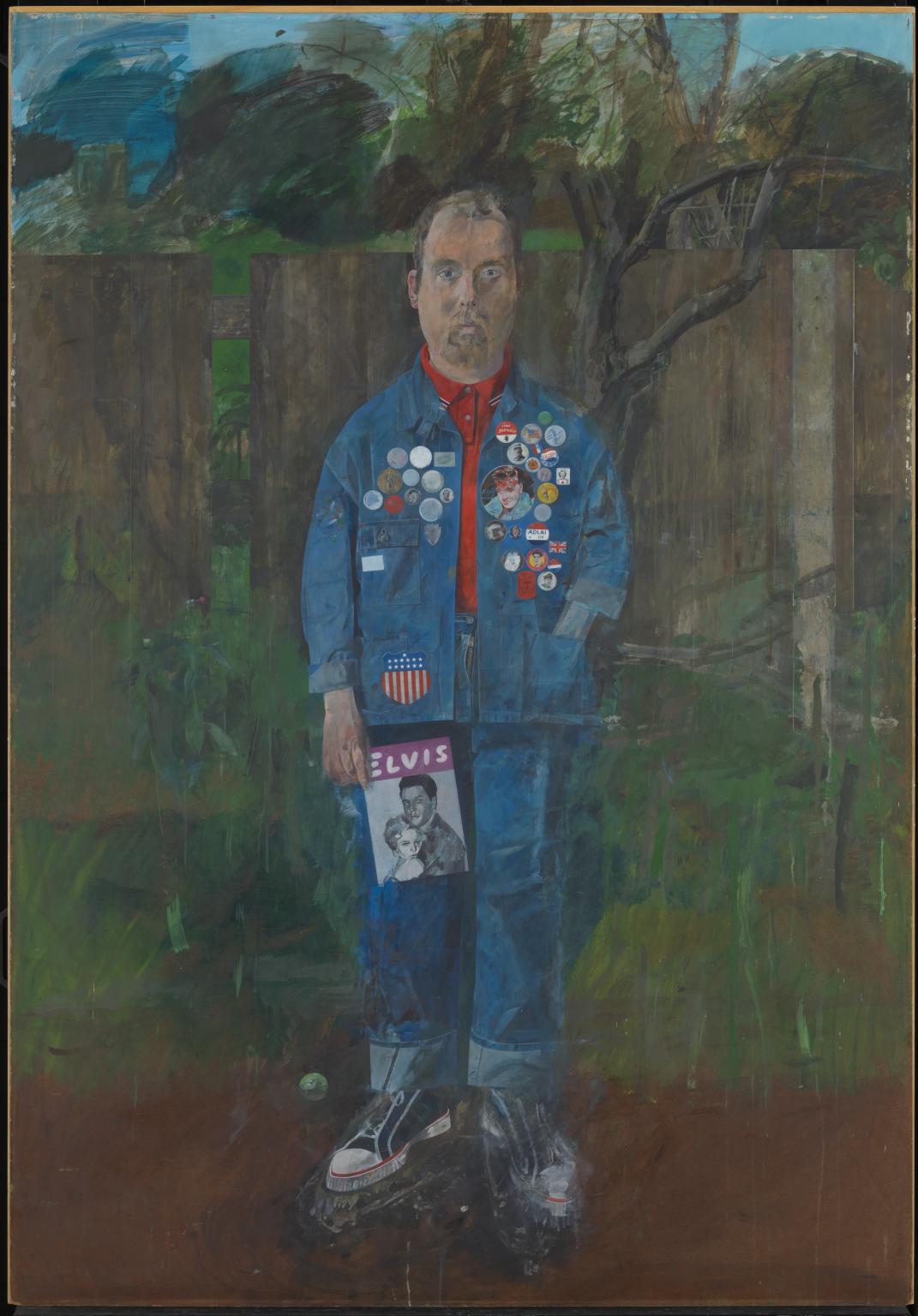 Self-Portrait with Badges by Peter Blake