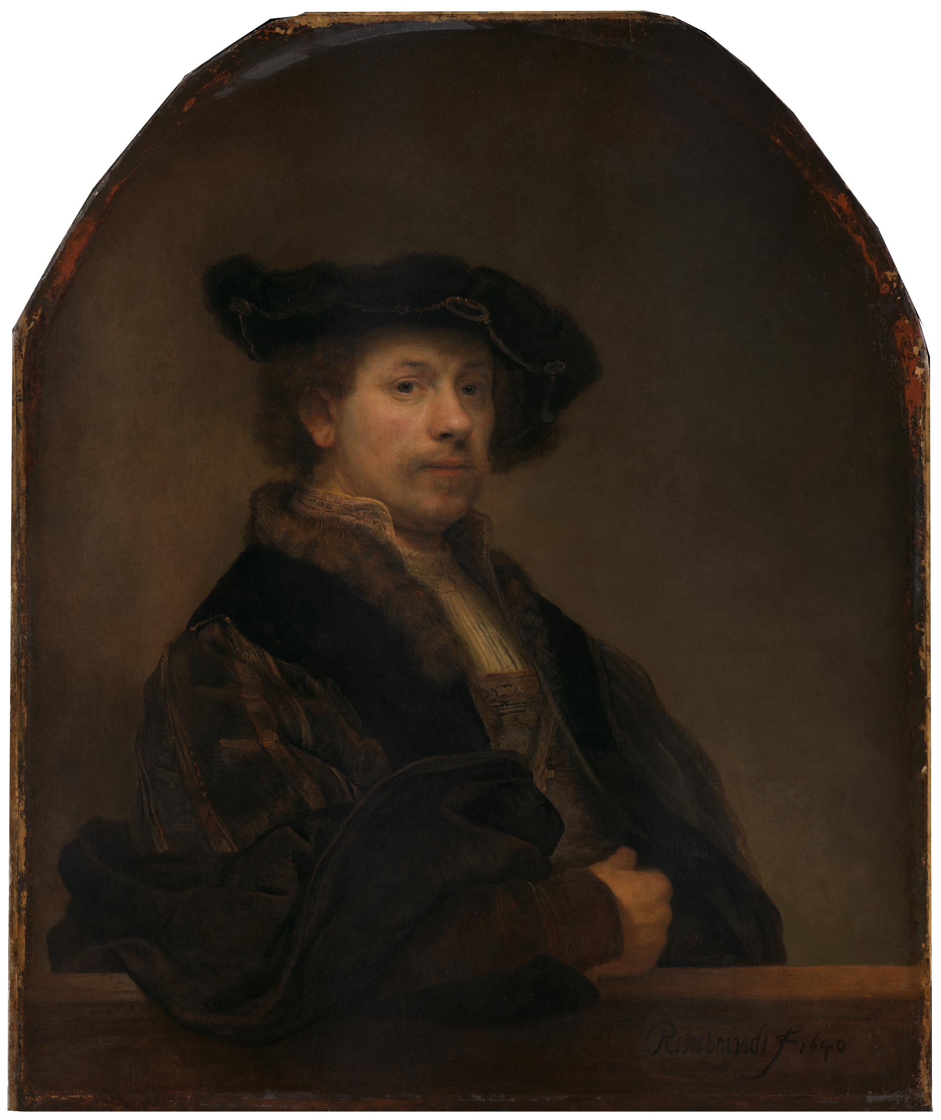 Self Portrait at the Age of 34 by Rembrandt