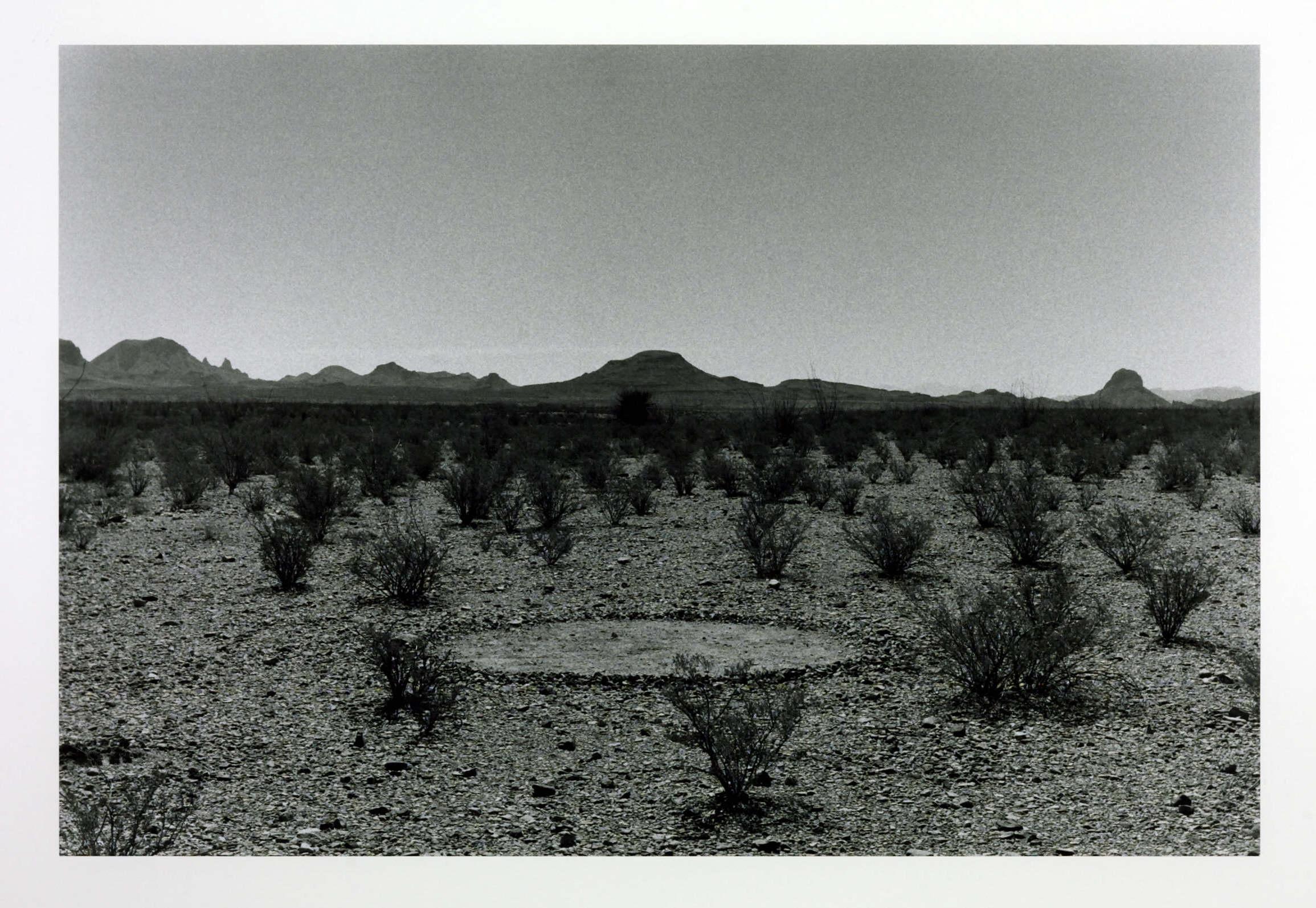 Silence Circle Big Bend Texas by Richard Long CBE