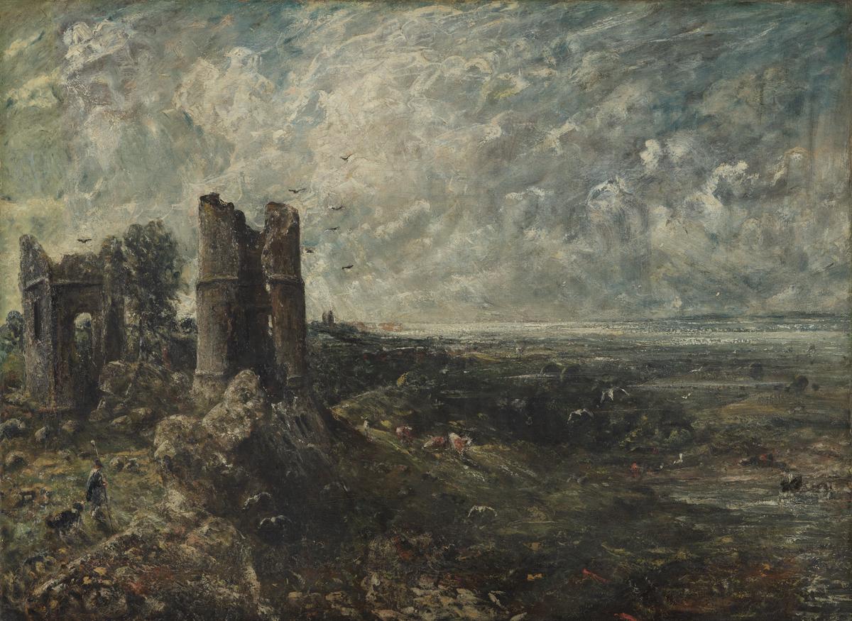 Sketch for ‘Hadleigh Castle’ by John Constable