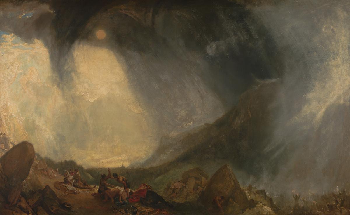 Snow Storm: Hannibal and his Army Crossing the Alps by Joseph Mallord William Turner
