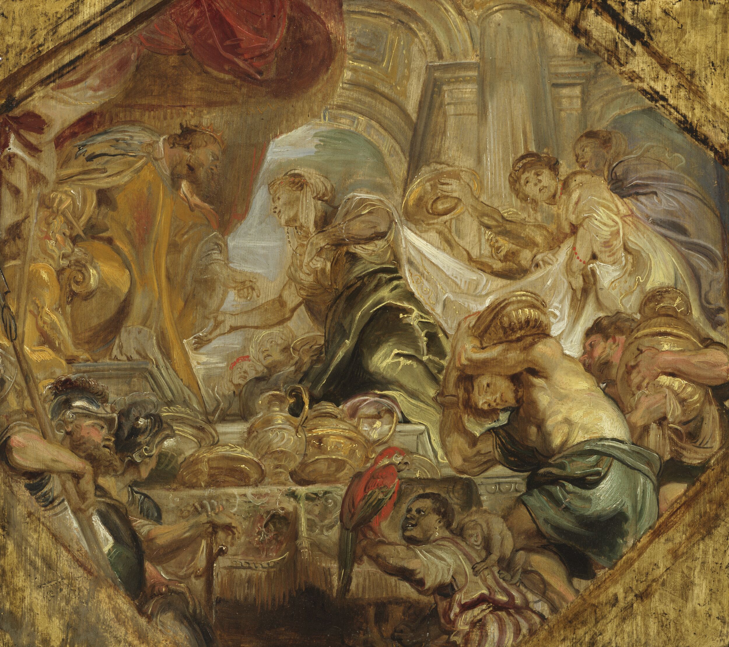 Solomon Receiving the Queen of Sheba by Peter Paul Rubens