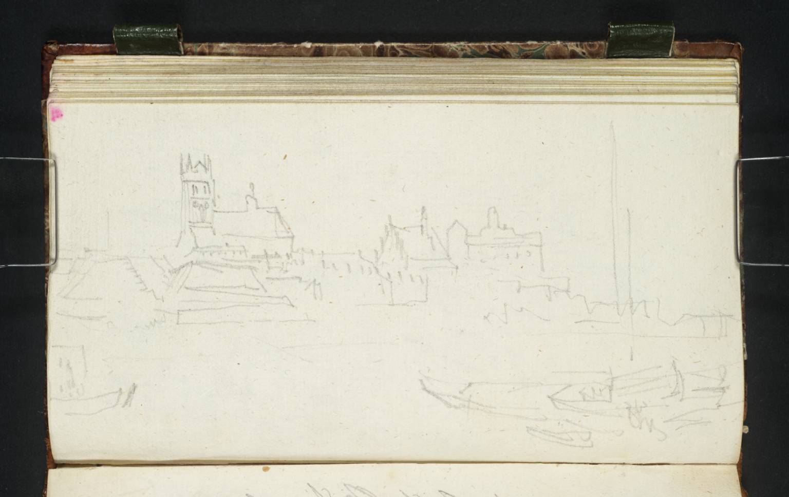 Stettin: View across the Oder to St James’s and St John’s Churches and the Castle by Joseph Mallord William Turner