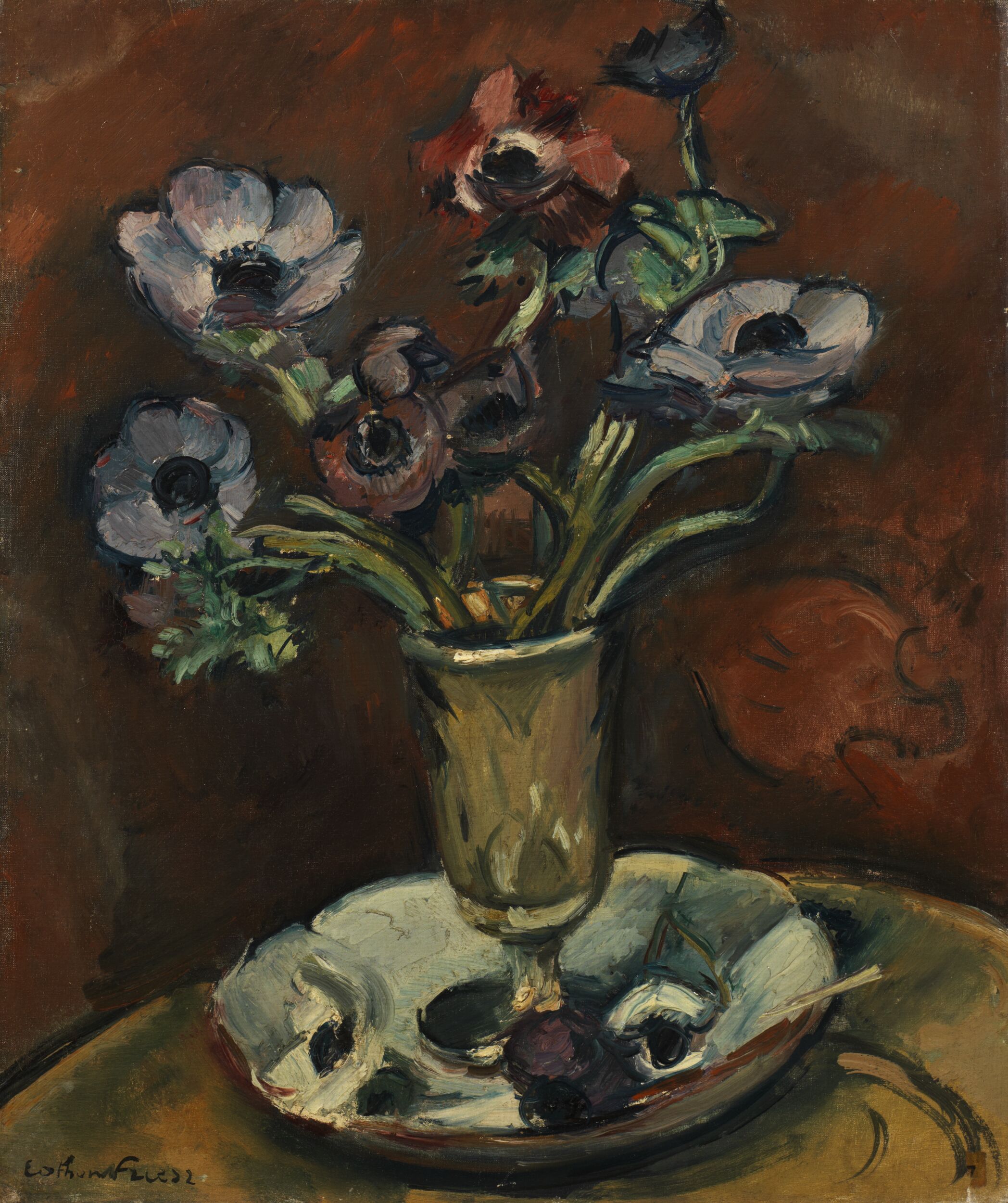 Still Life with Anenomes by Othon Friesz