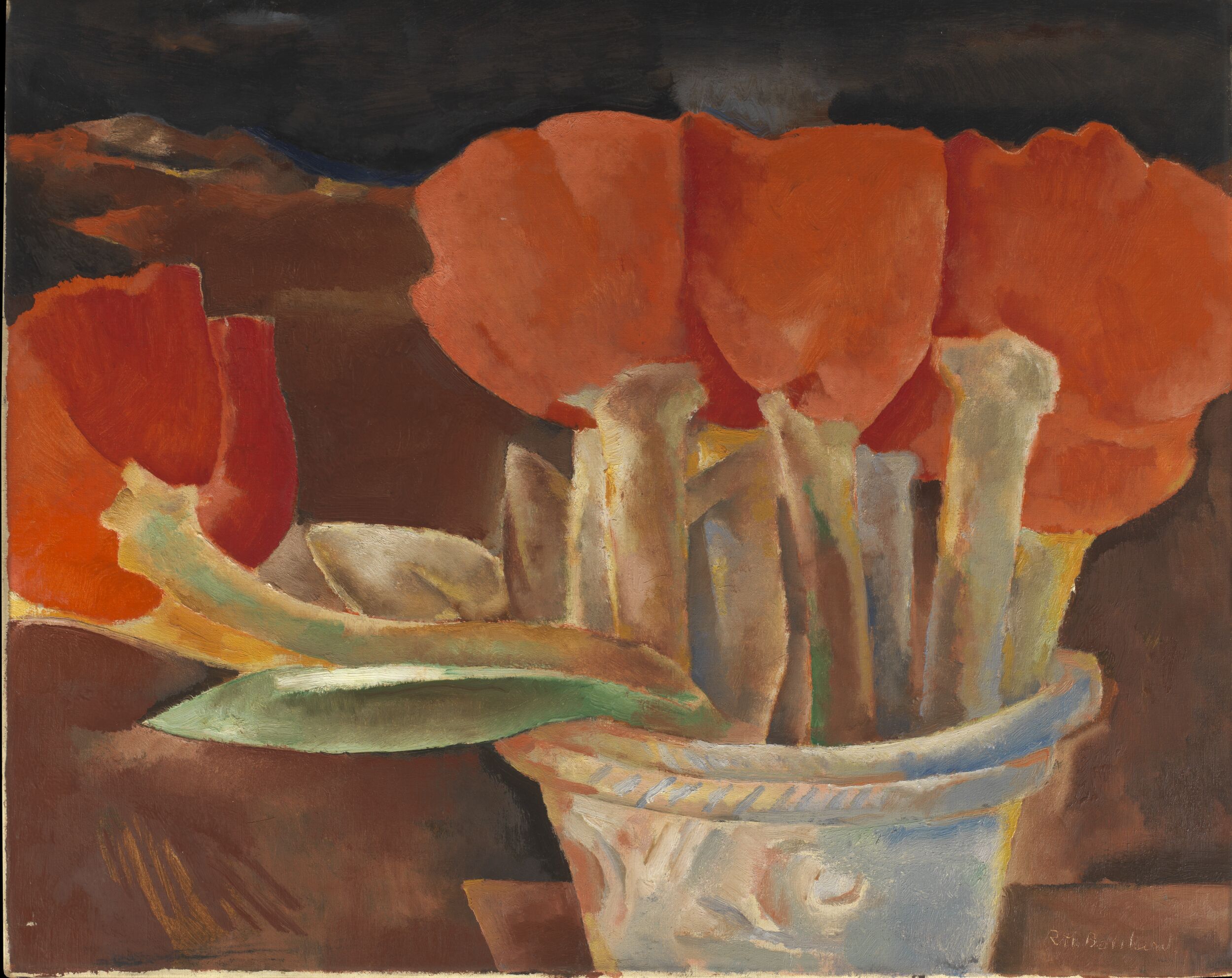 Still Life with Tulips by Rodolphe Théophile Bosshard (Artists)