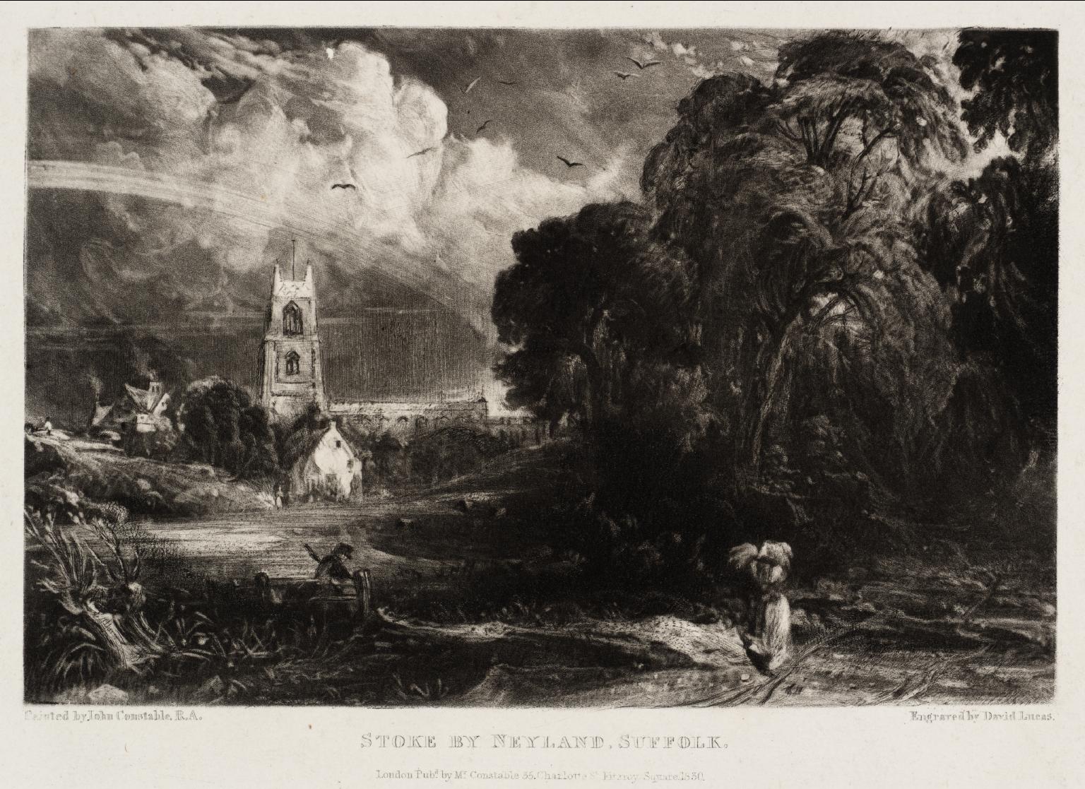 Stoke by Neyland, Suffolk by John Constable, David Lucas
