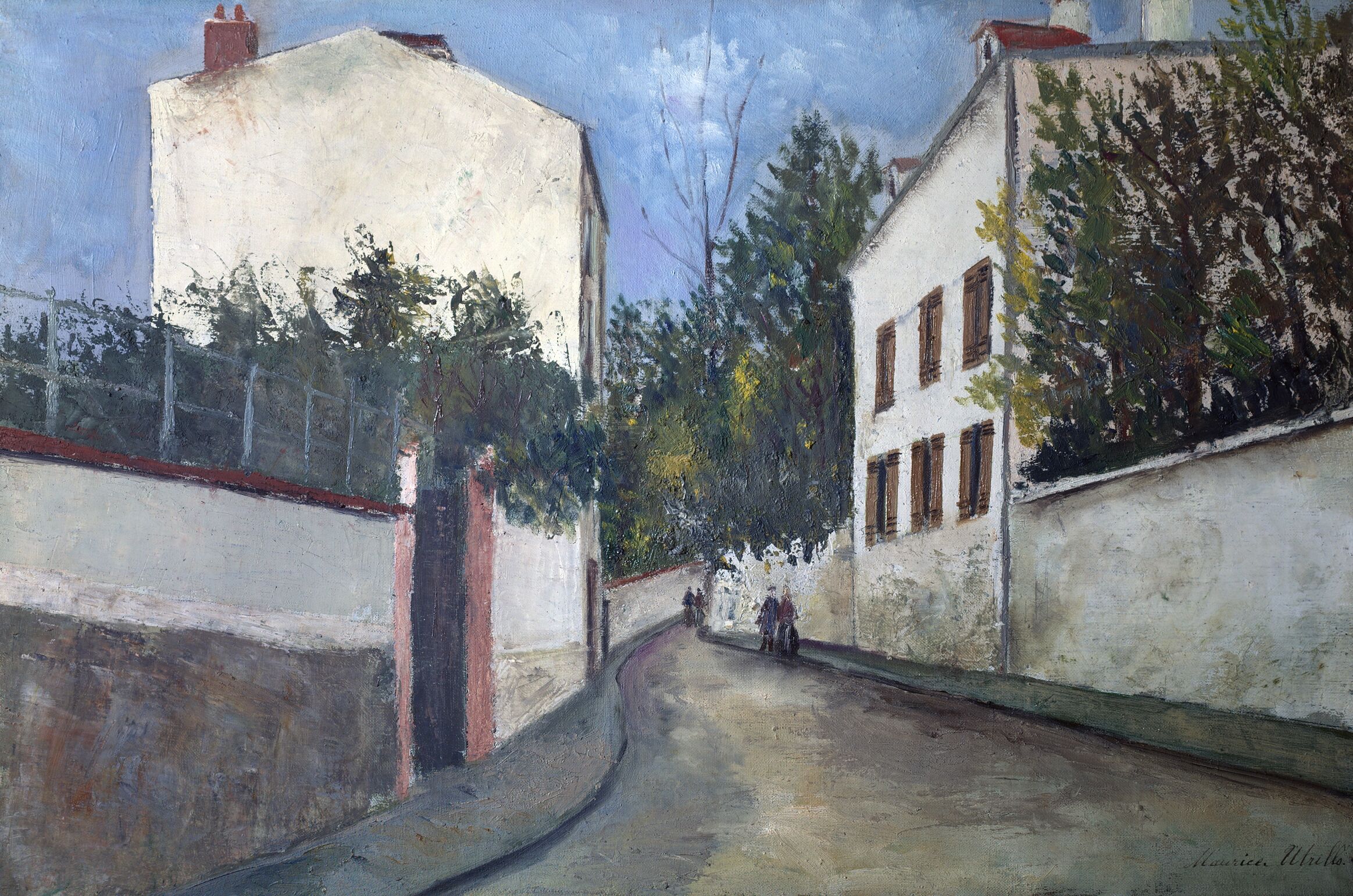 Street in Sannois by Maurice Utrillo (Artists)