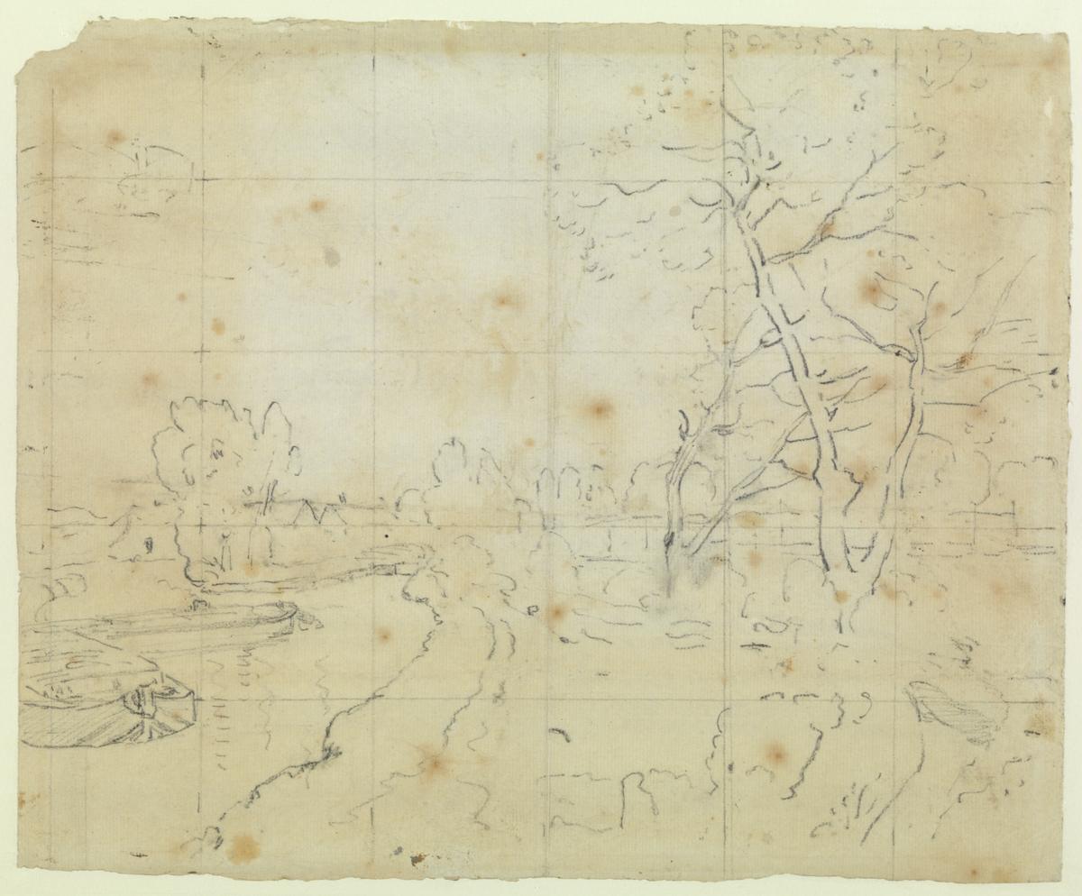 Study for ‘Flatford Mill’ by John Constable
