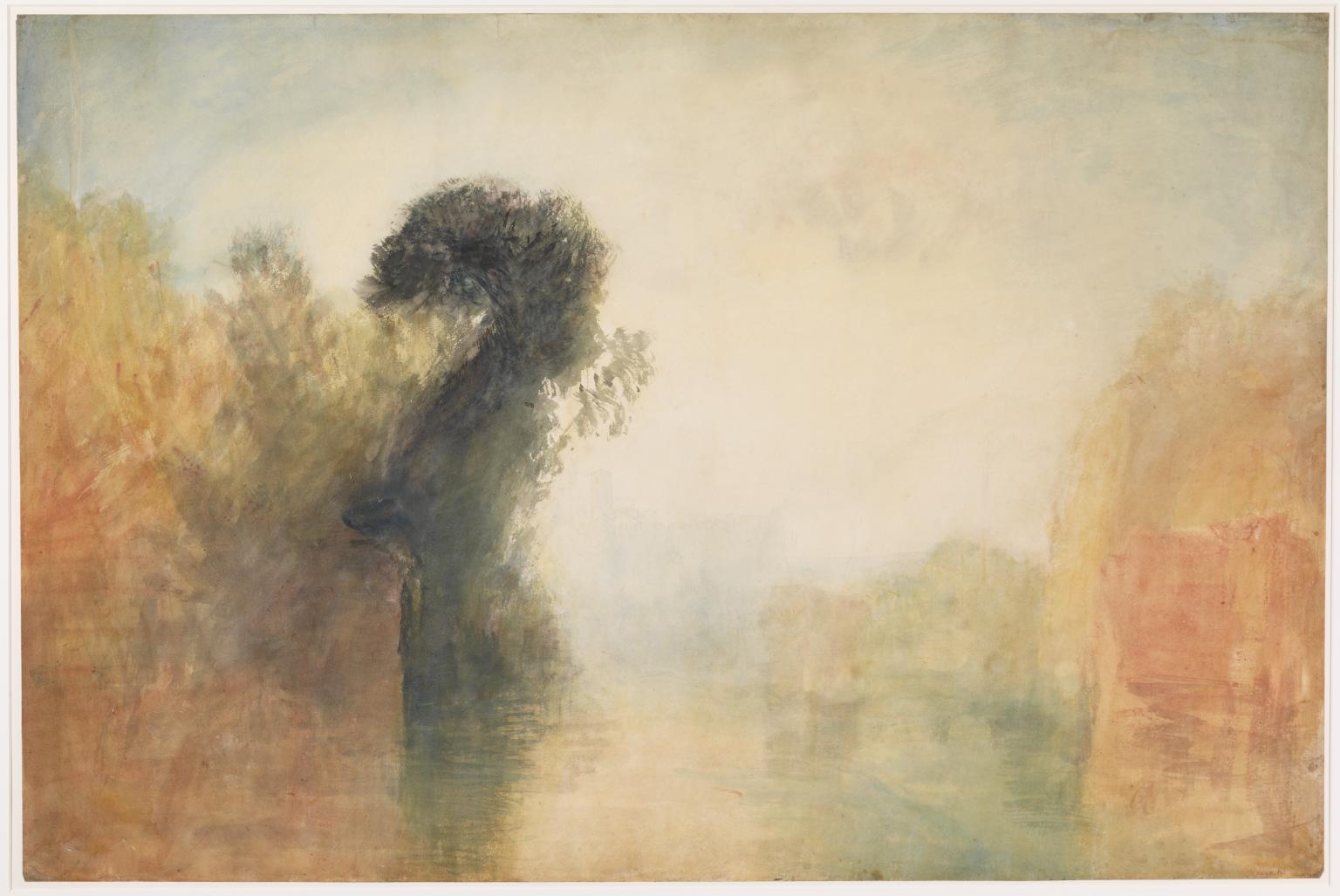 Study for ‘Landscape: Composition of Tivoli’ by Joseph Mallord William Turner