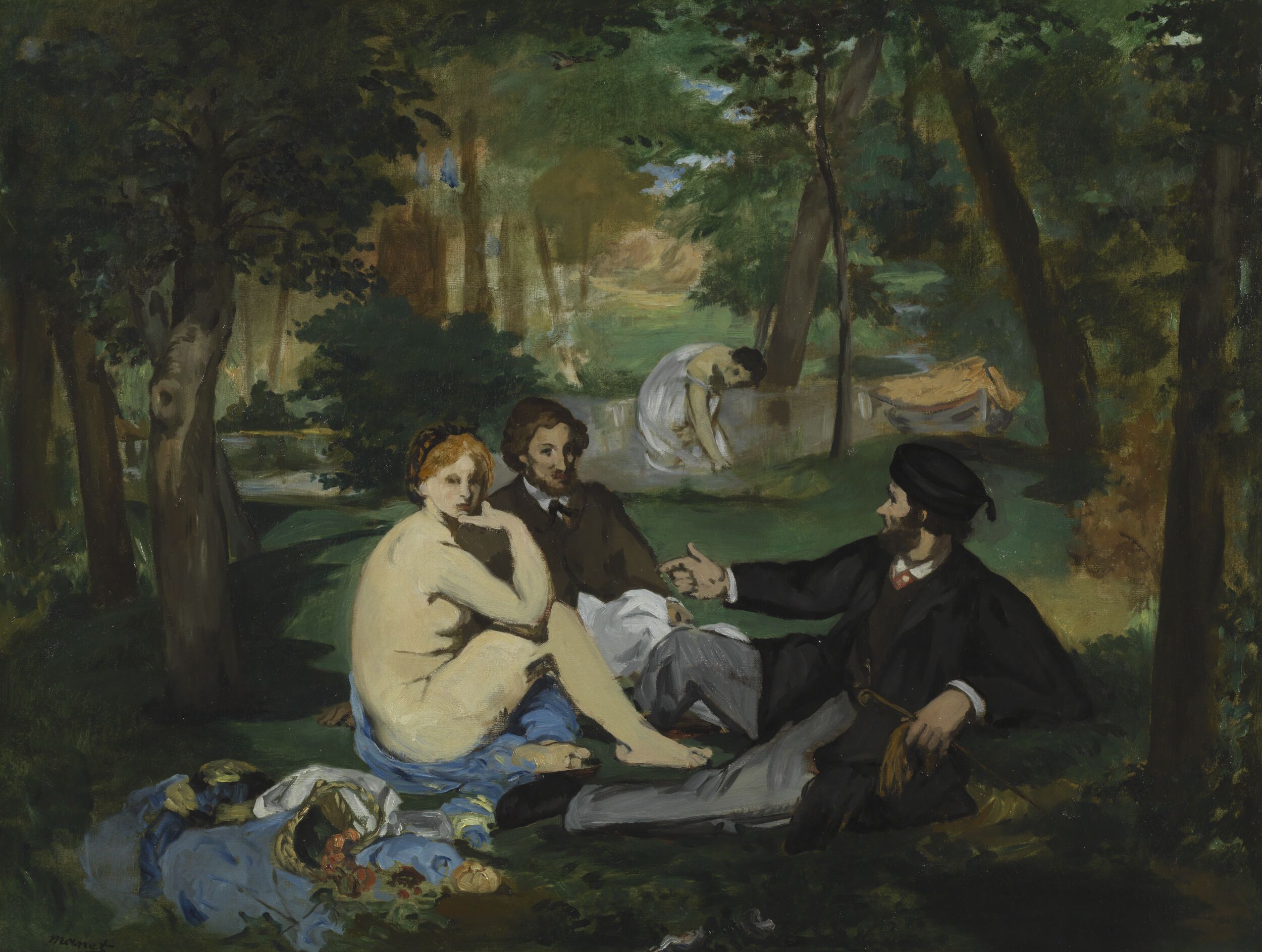Study for 'Le Déjeuner sur l'herbe' (Luncheon on the Grass) by Édouard Manet