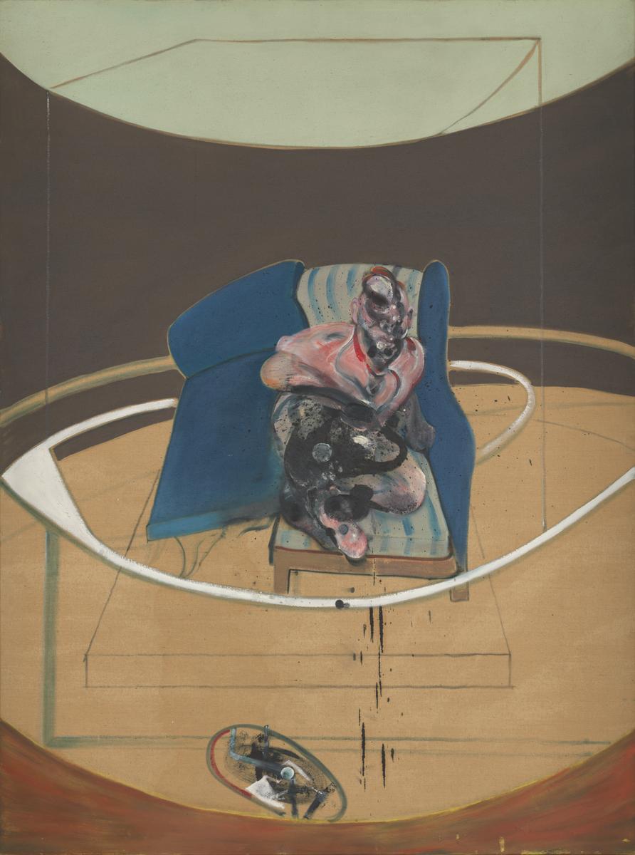 Study for Portrait on Folding Bed by Francis Bacon