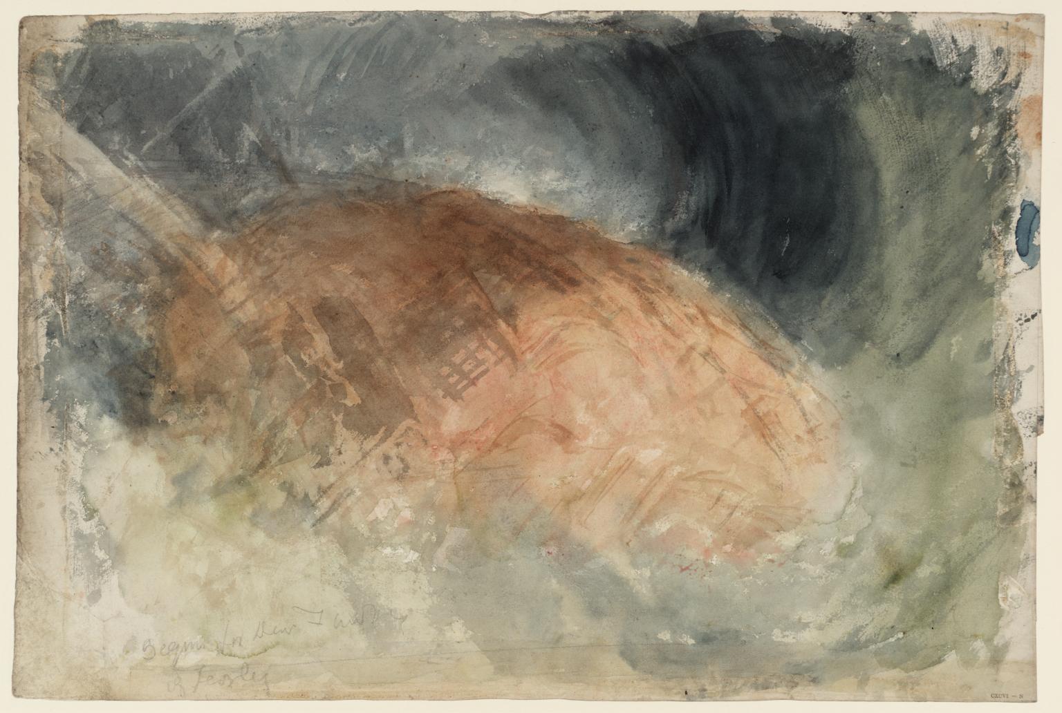 Study for ‘The Loss of an East Indiaman’ by Joseph Mallord William Turner