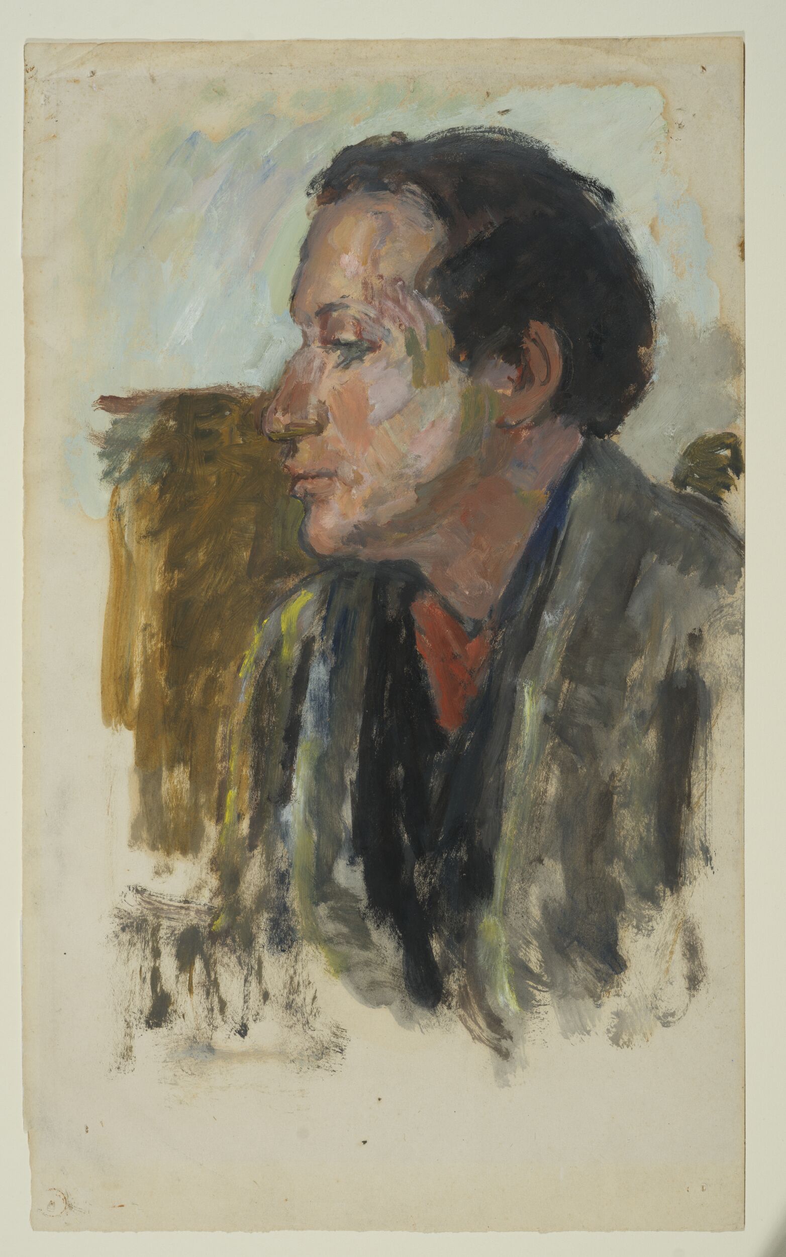 Study of Duncan Grant for 'Evening in the Country' by Vanessa Bell