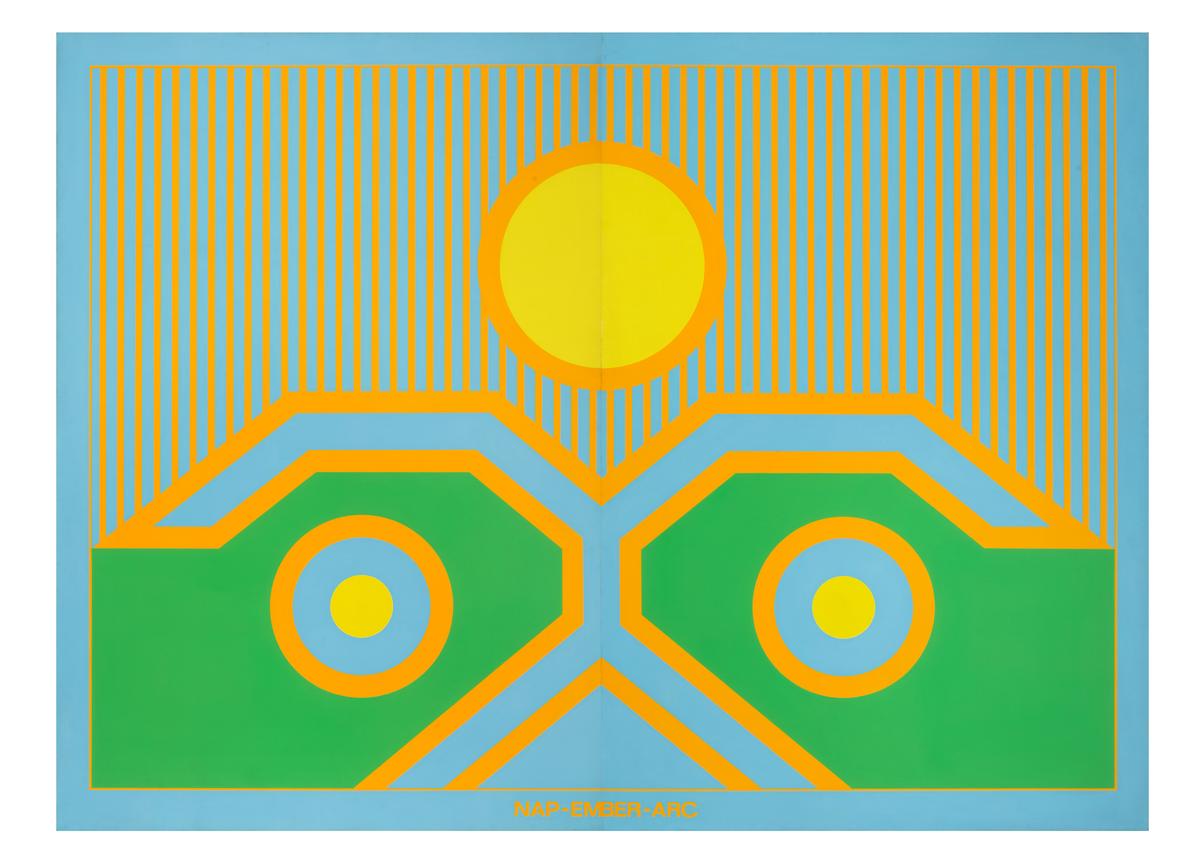 Sun-Man-Face II by Imre Bak