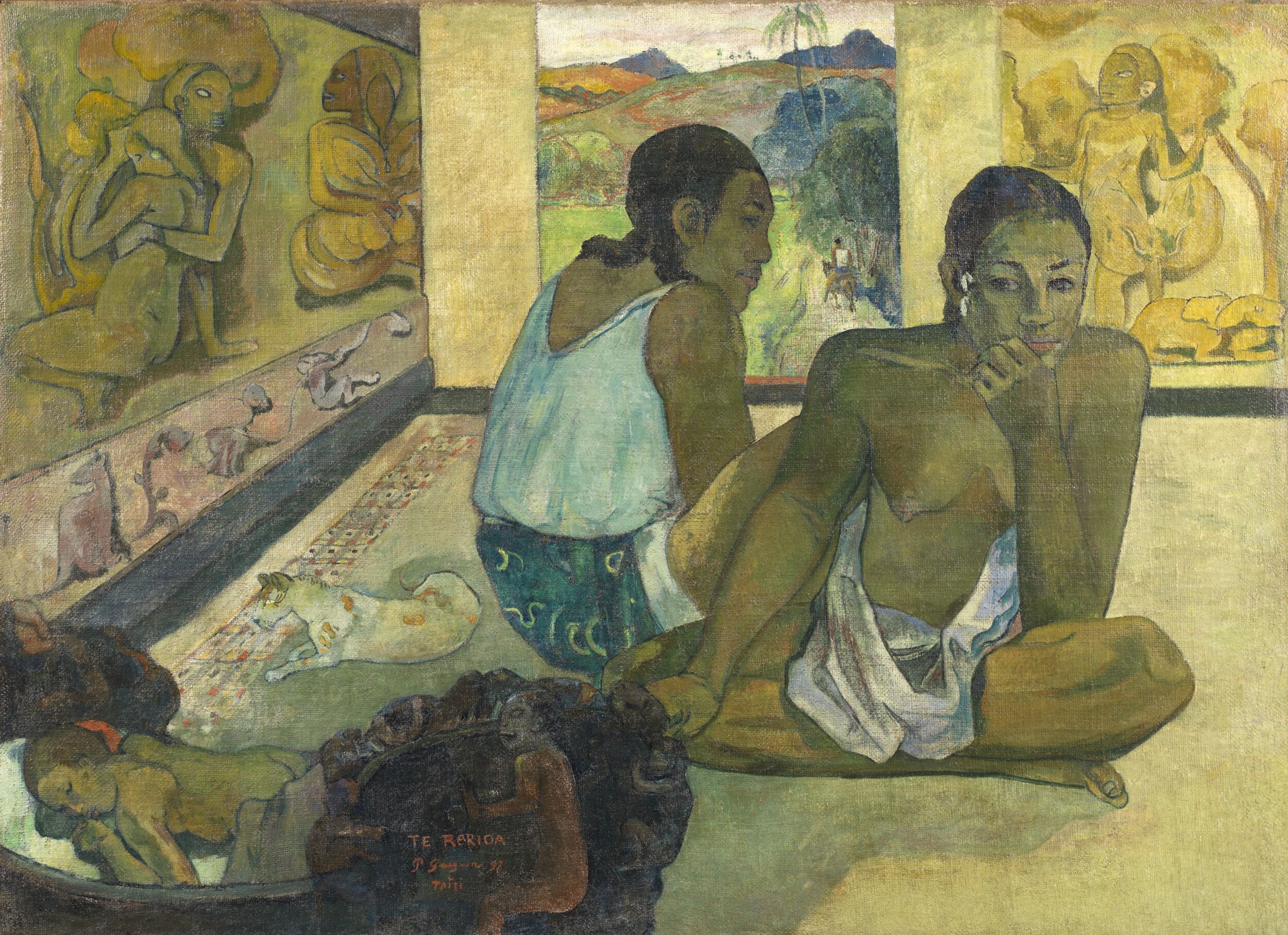 Te Rerioa (The Dream) by Paul Gauguin