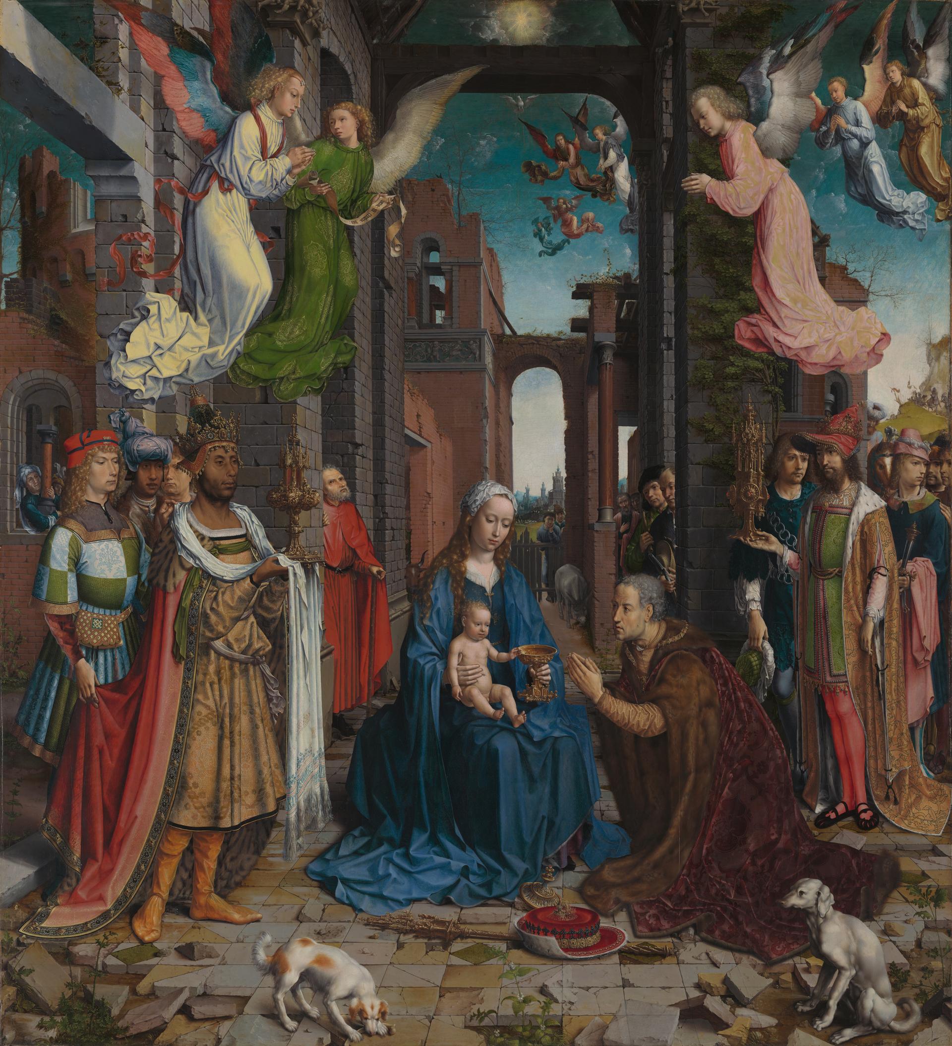 The Adoration of the Kings by Jan Gossaert (Jean Gossart)