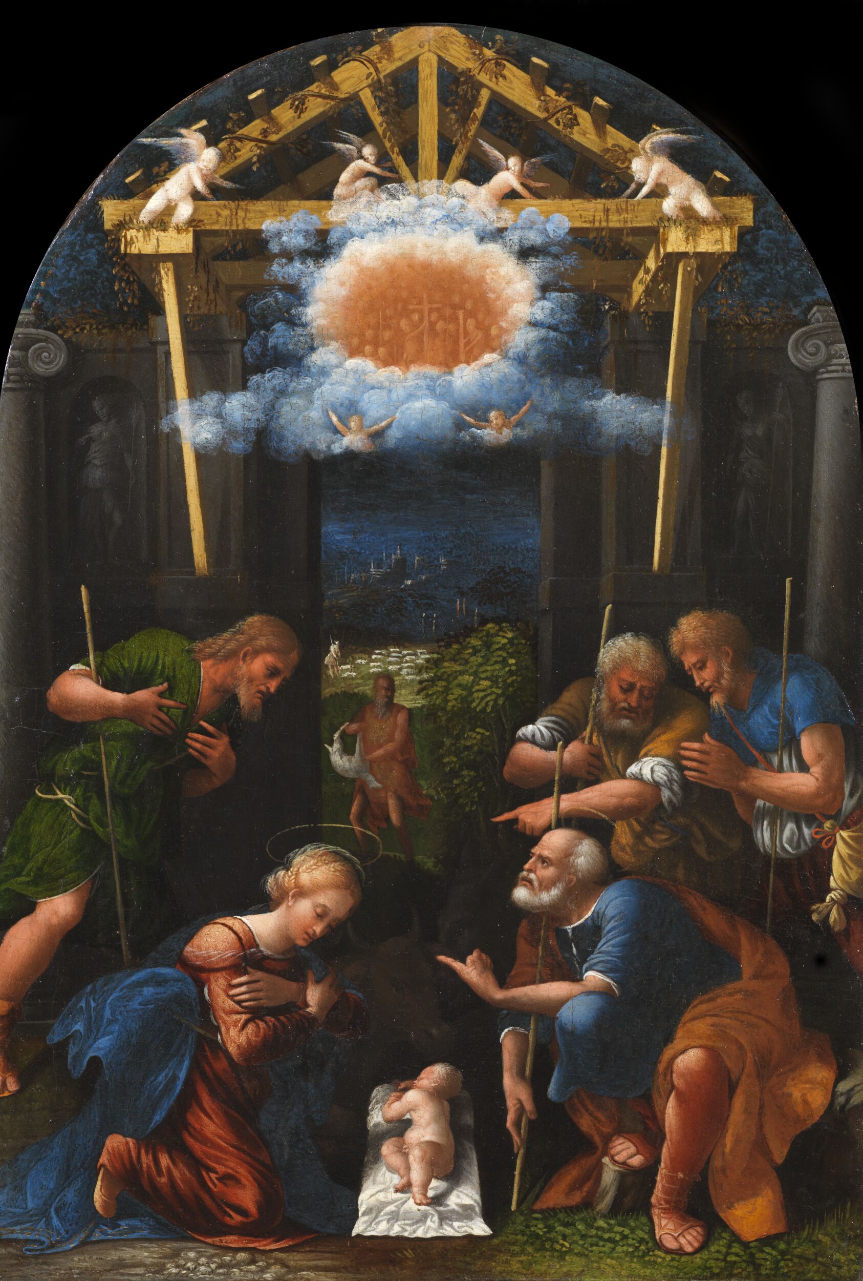The Adoration of the Shepherds by Benvenuto Tisi da Garofalo