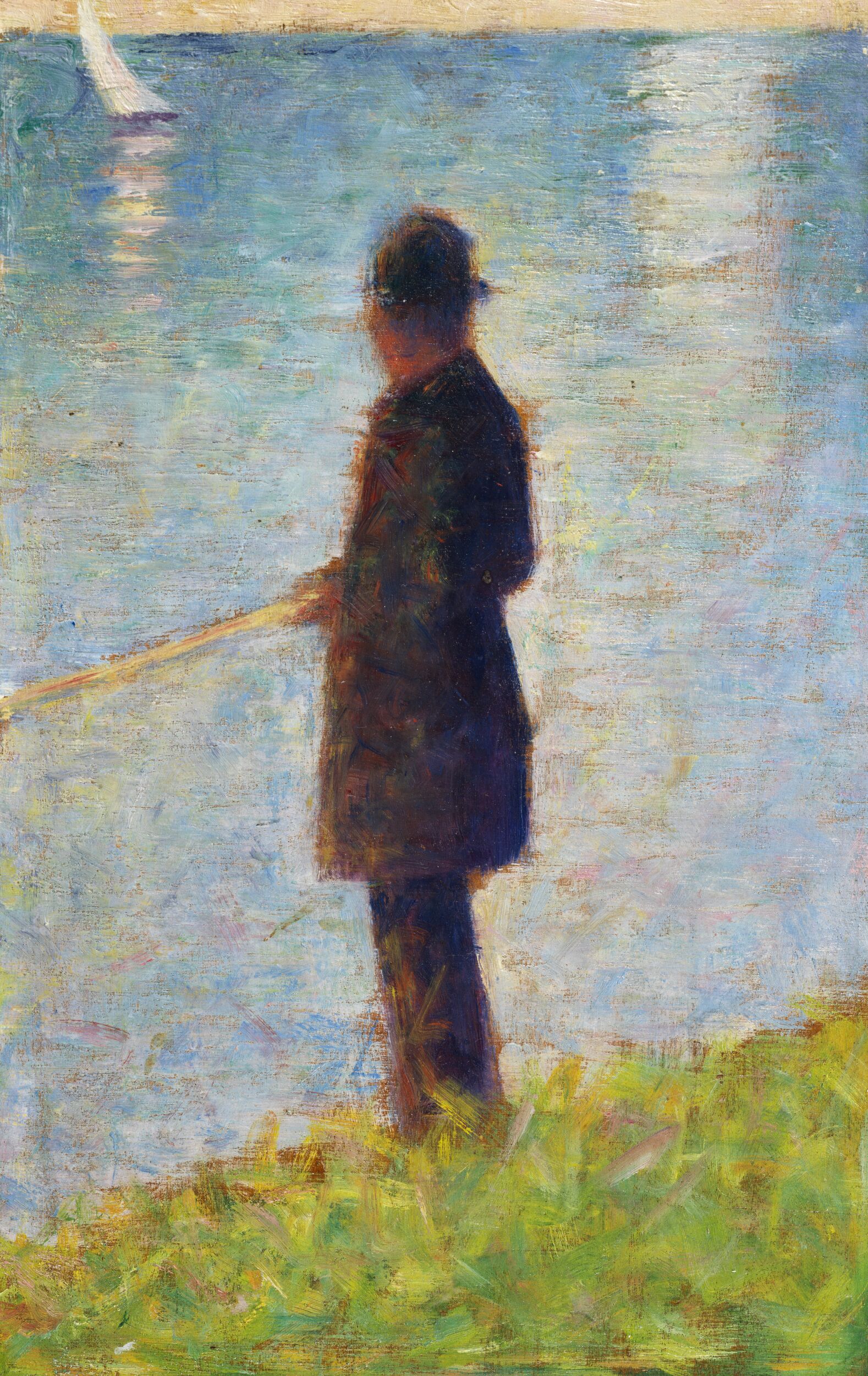 The Angler by Georges Seurat