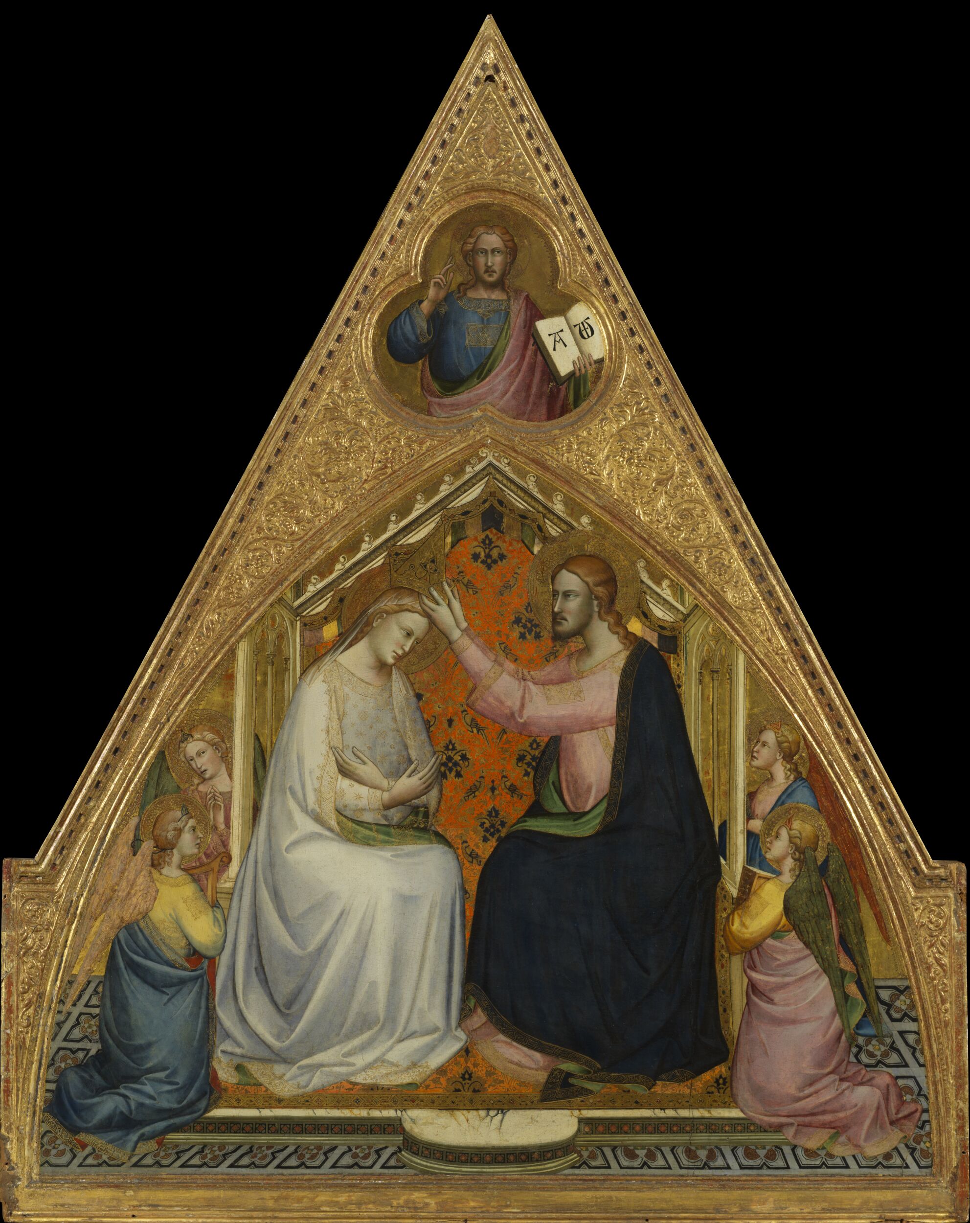 The Coronation of the Virgin by Lorenzo Monaco