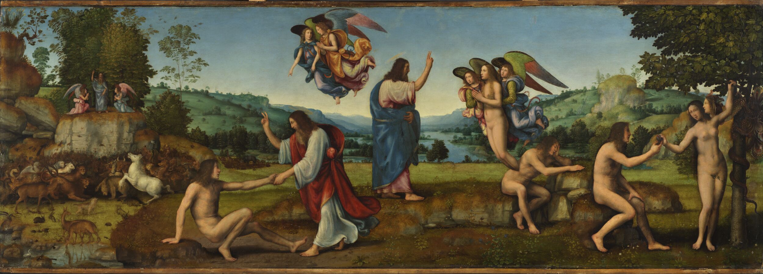 The Creation and Fall of Man by Mariotto Albertinelli