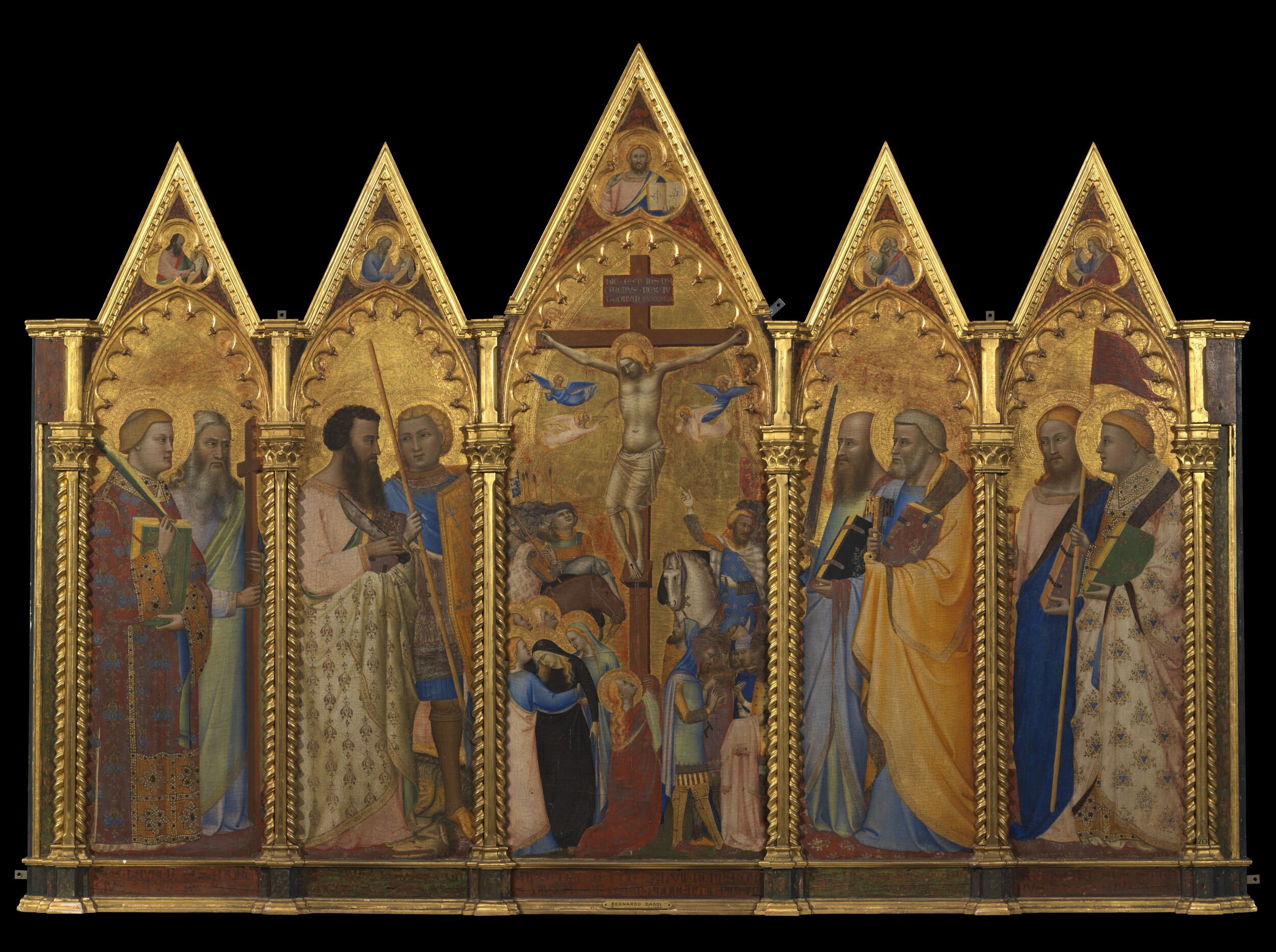 The Crucifixion with Saints by Bernardo Daddi