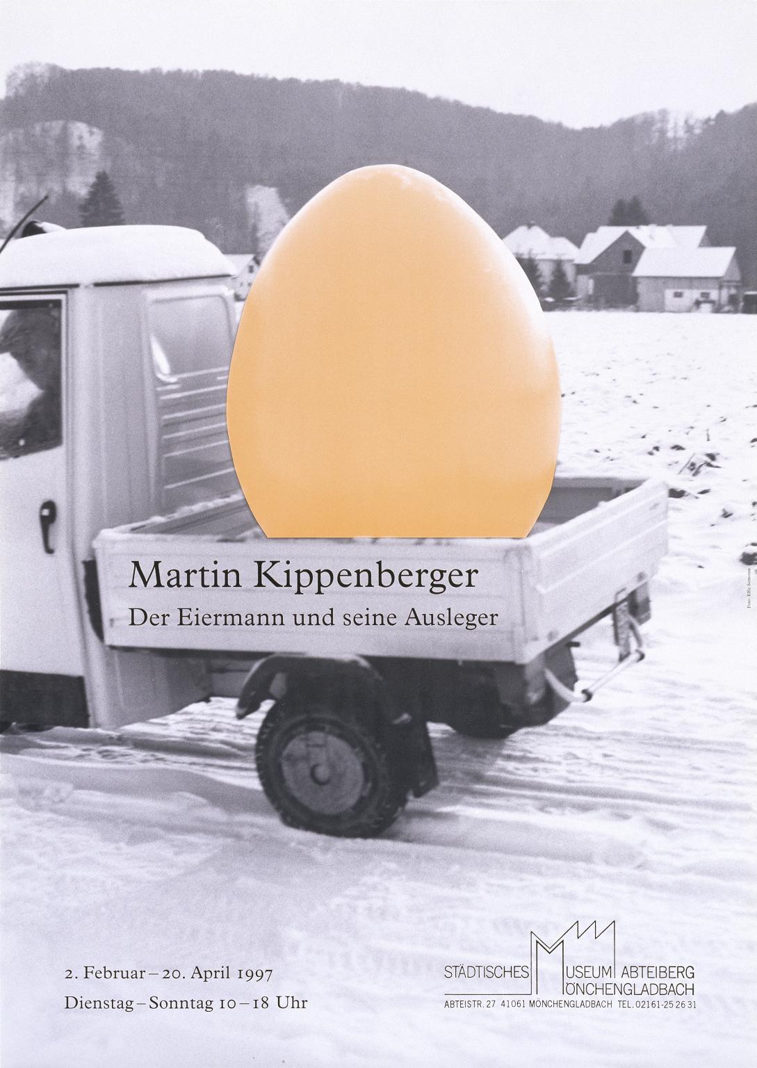 The Eggman and his Outriggers by Martin Kippenberger
