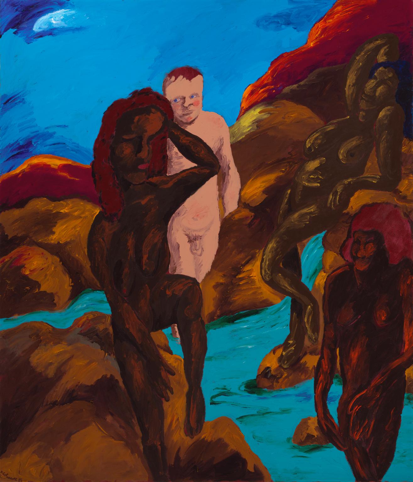The Emperor at the Bathers’ Pool by Robert Colescott
