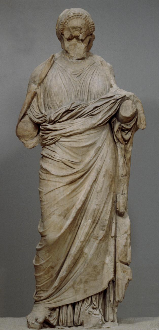 The Mausoleum at Halicarnassus: statue