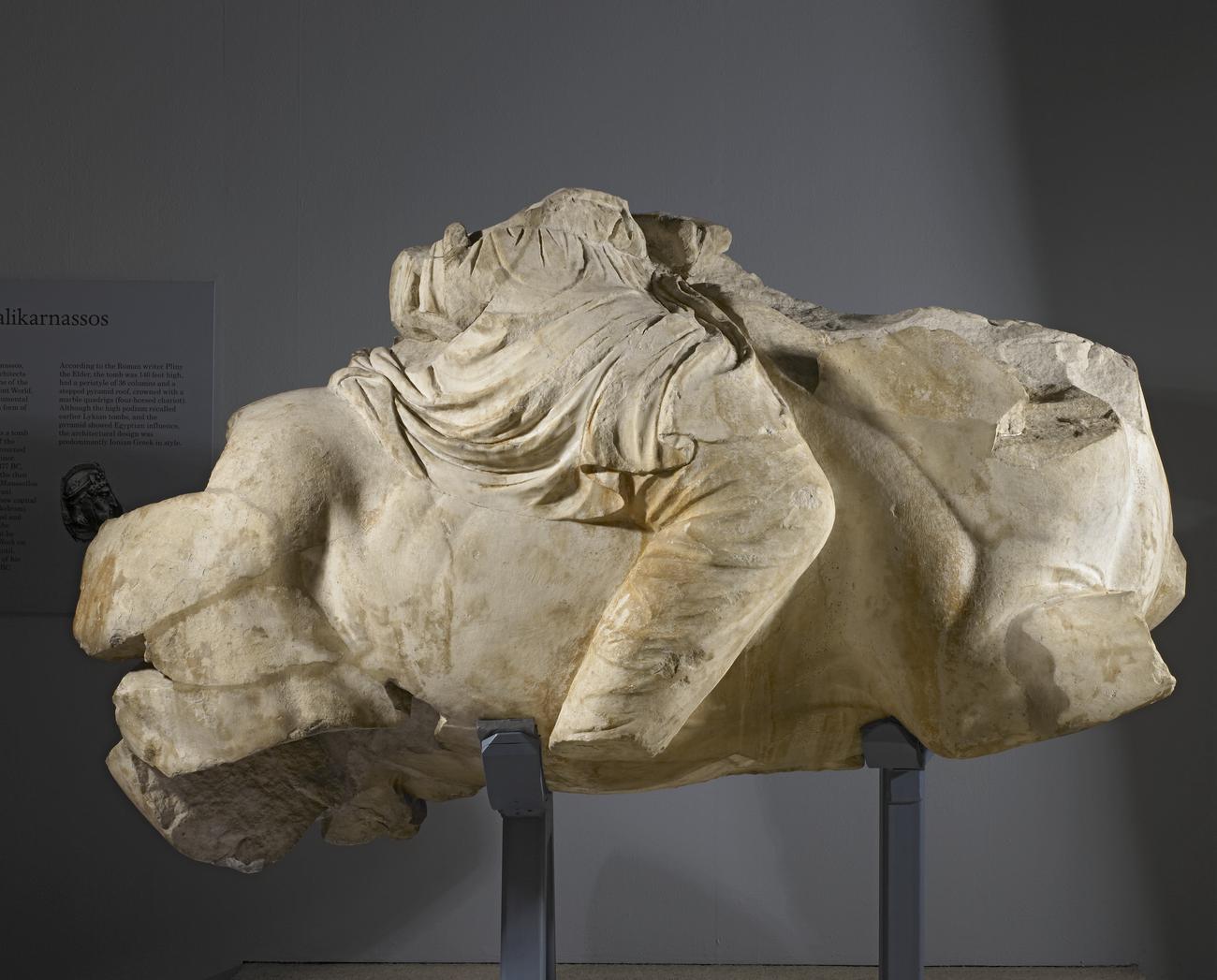 The Mausoleum at Halicarnassus: statue
