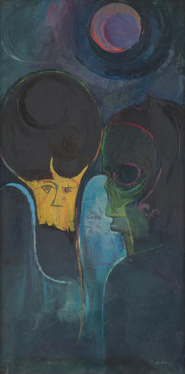 The Moon Has Ascended Between Us by Obiora Udechukwu
