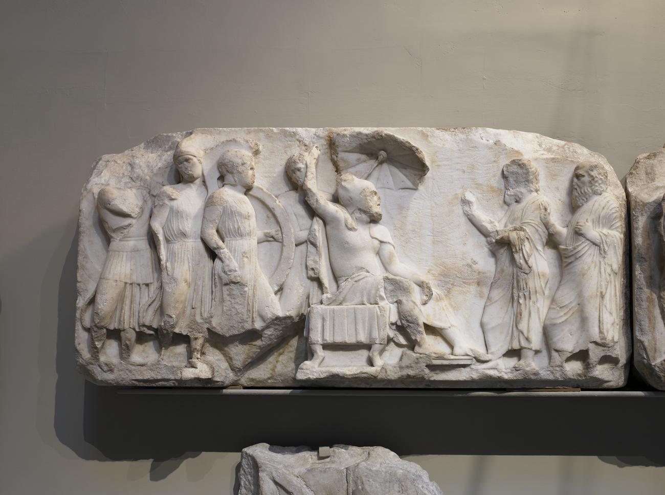 The Nereid Monument: frieze
