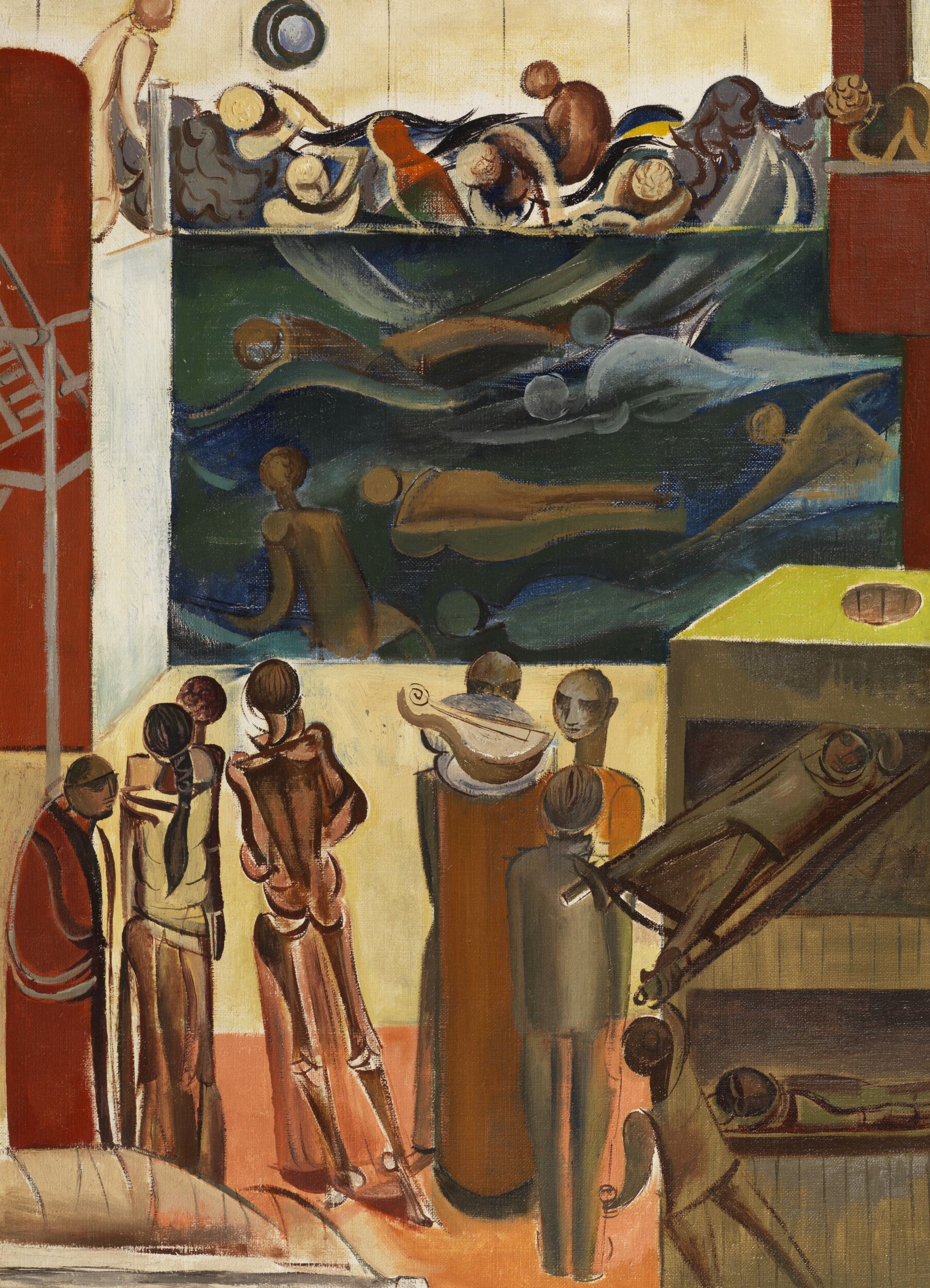 The Tank in the Clinic by Wyndham Lewis