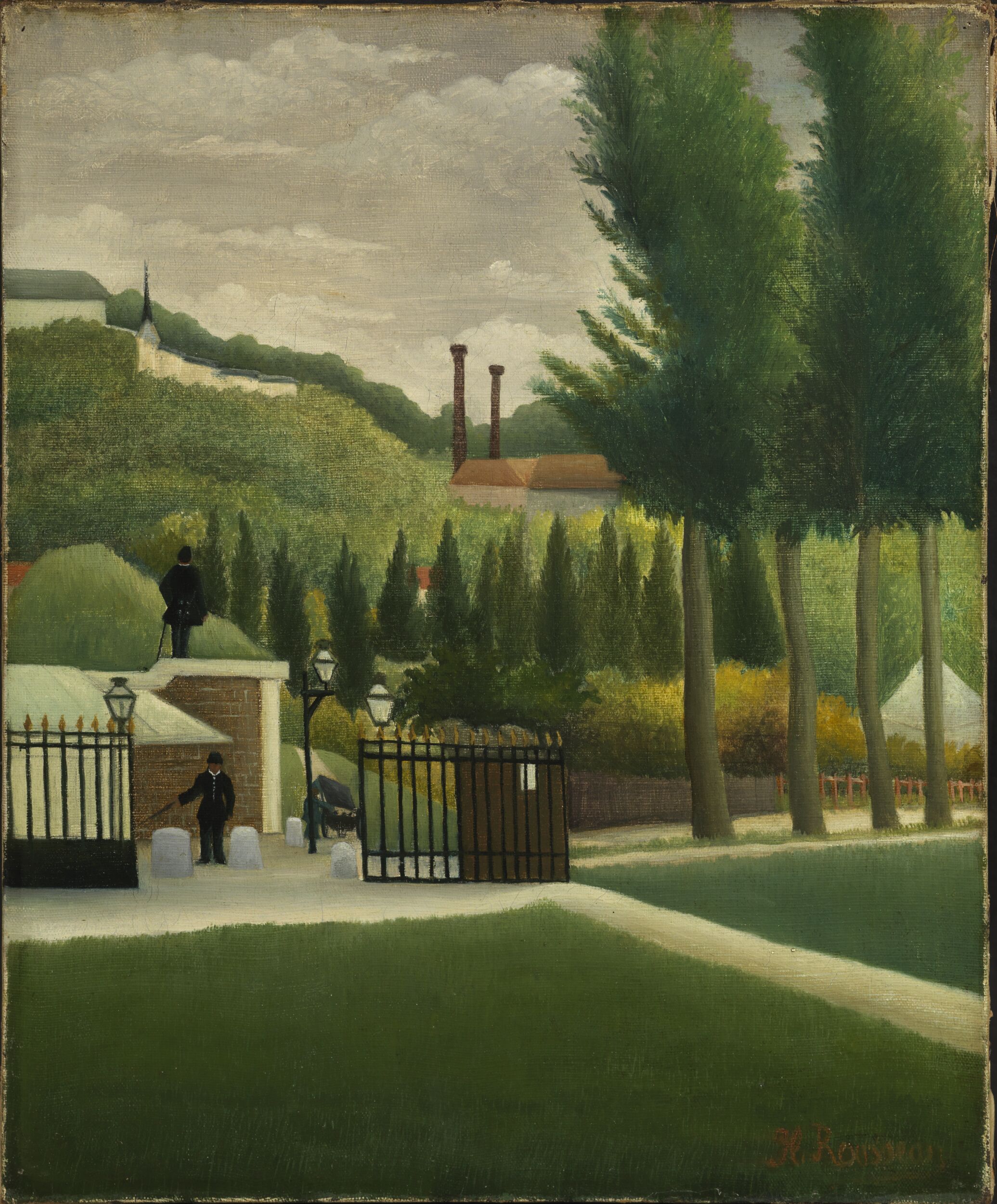 The Toll Gate by Henri (le Douanier) Rousseau (Artists)