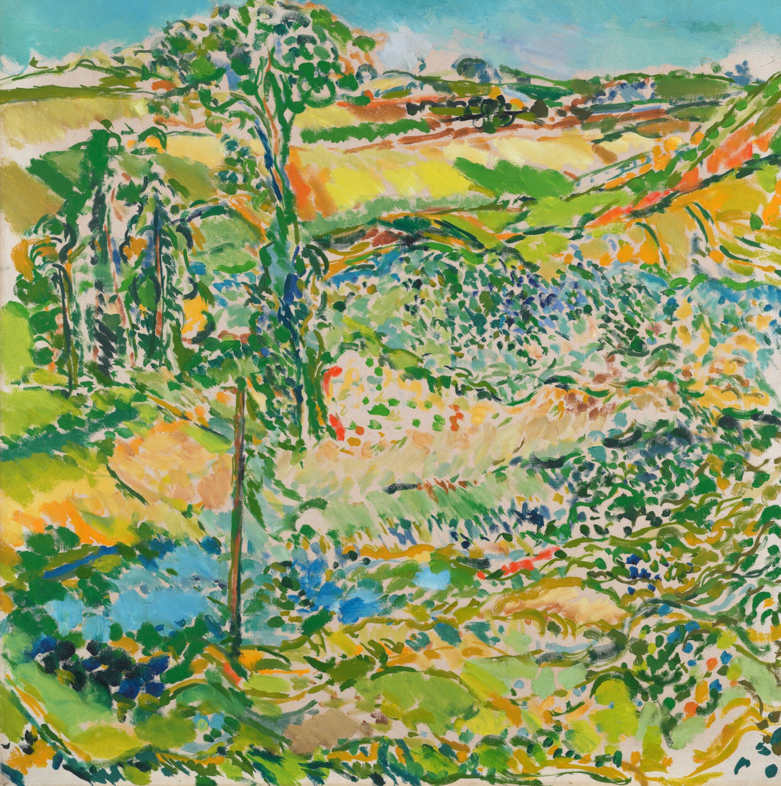 Tree and landscape, Snape by Philip Suttonborn 1928