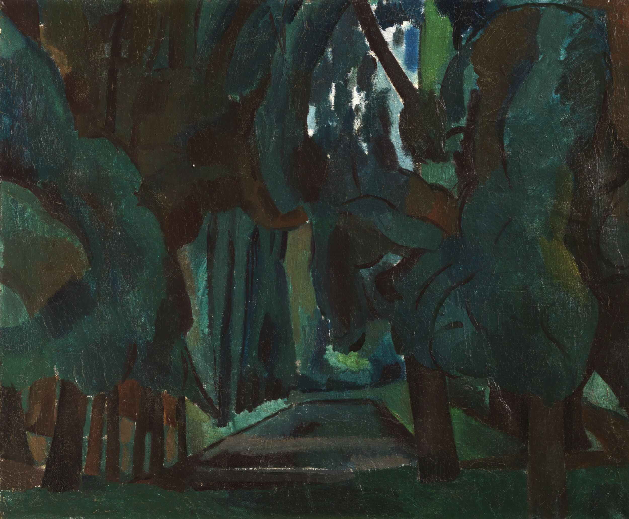 Trees by a Lake, Le Parc de Carrières-St-Denis by André Derain