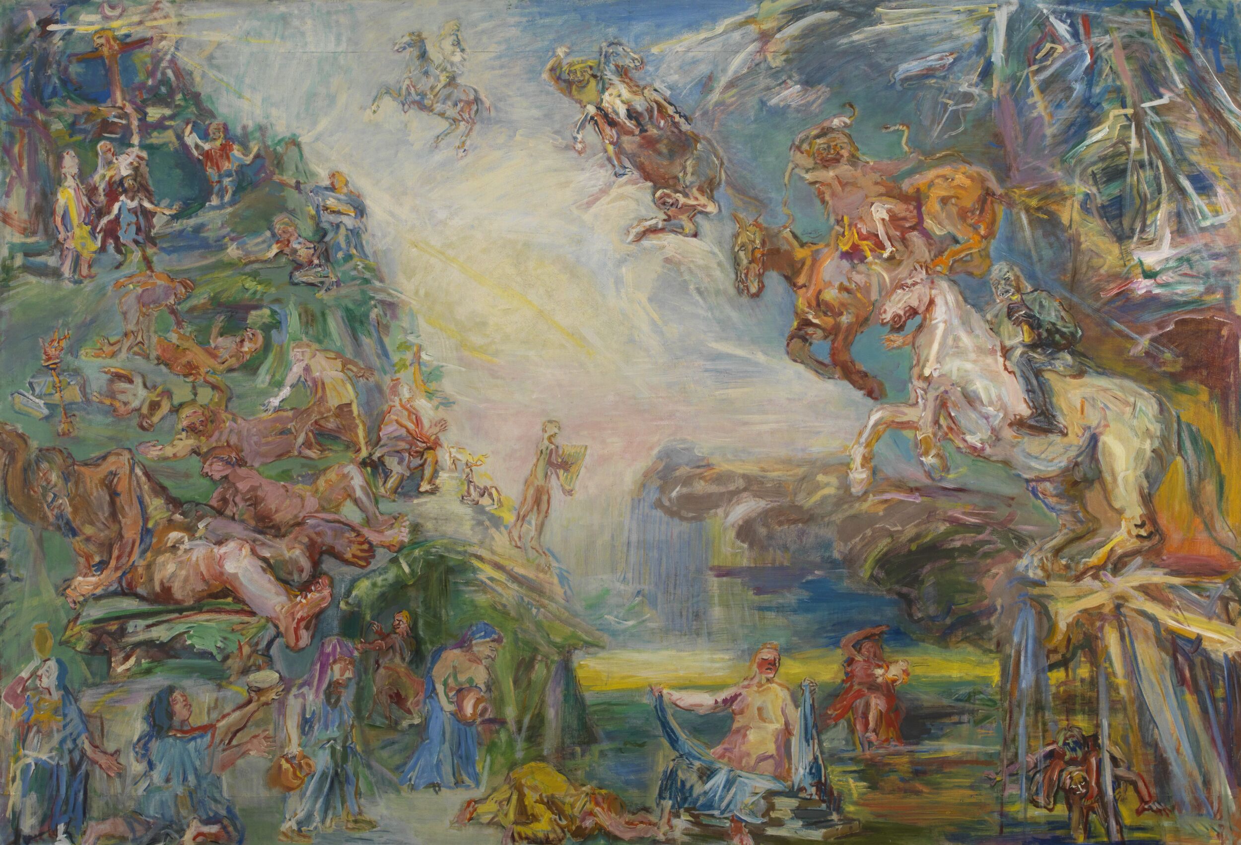 Triptych - Apocalypse by Oskar Kokoschka