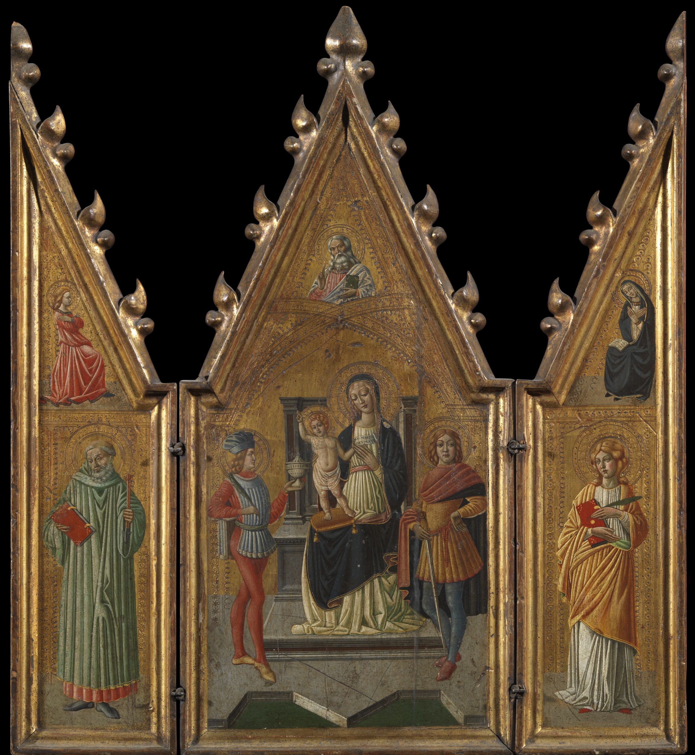 Triptych by Icilio Federico Joni