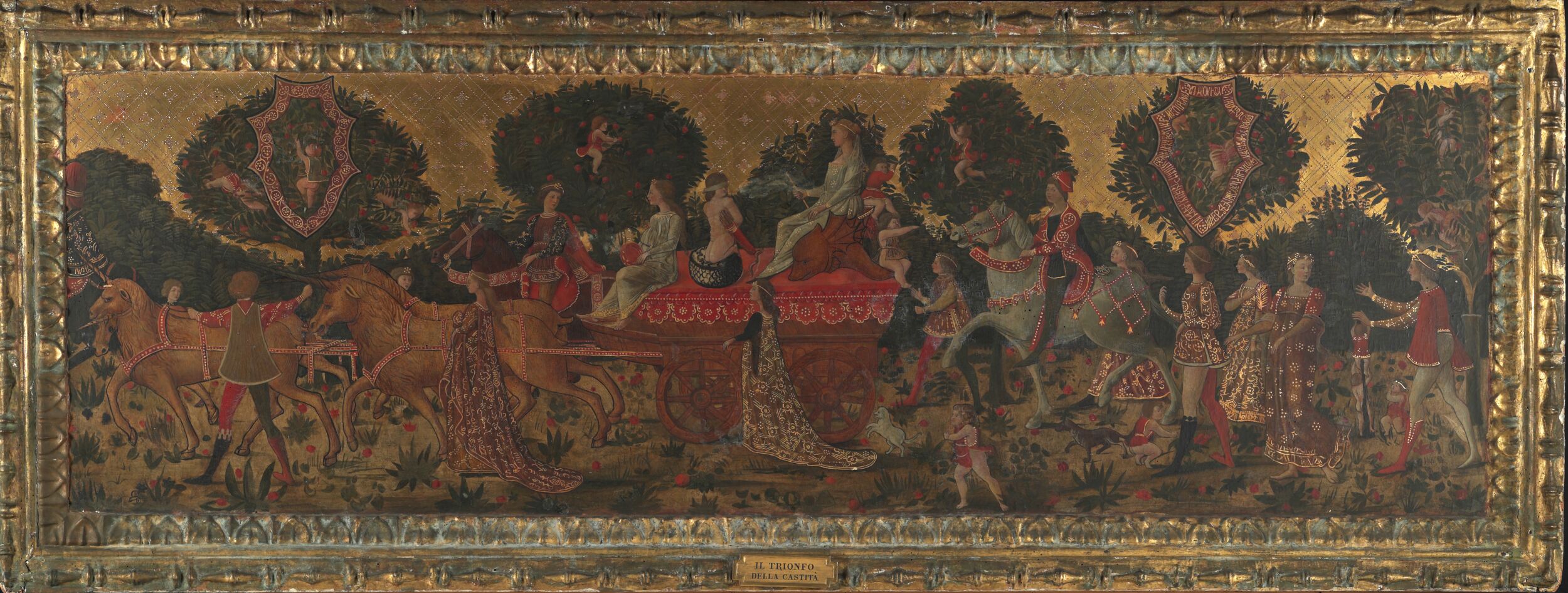Triumph of Chastity by Italy (Florence) 15th century