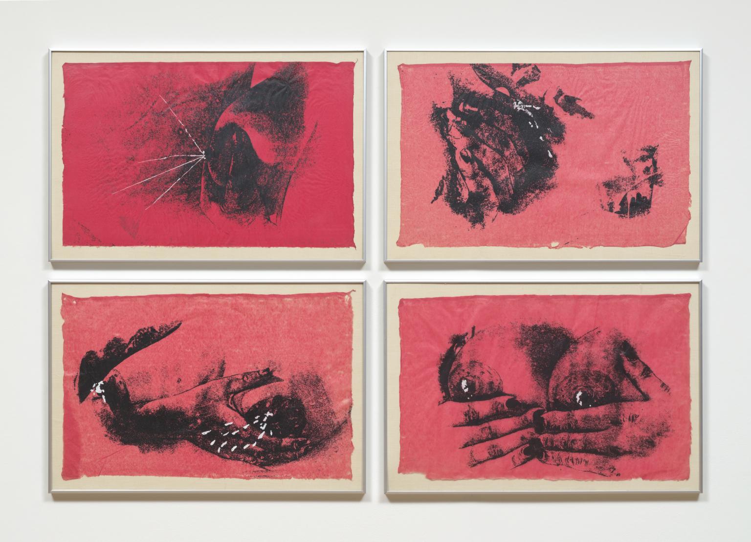 Untitled (Pink Bosoms) by Kiki Smith