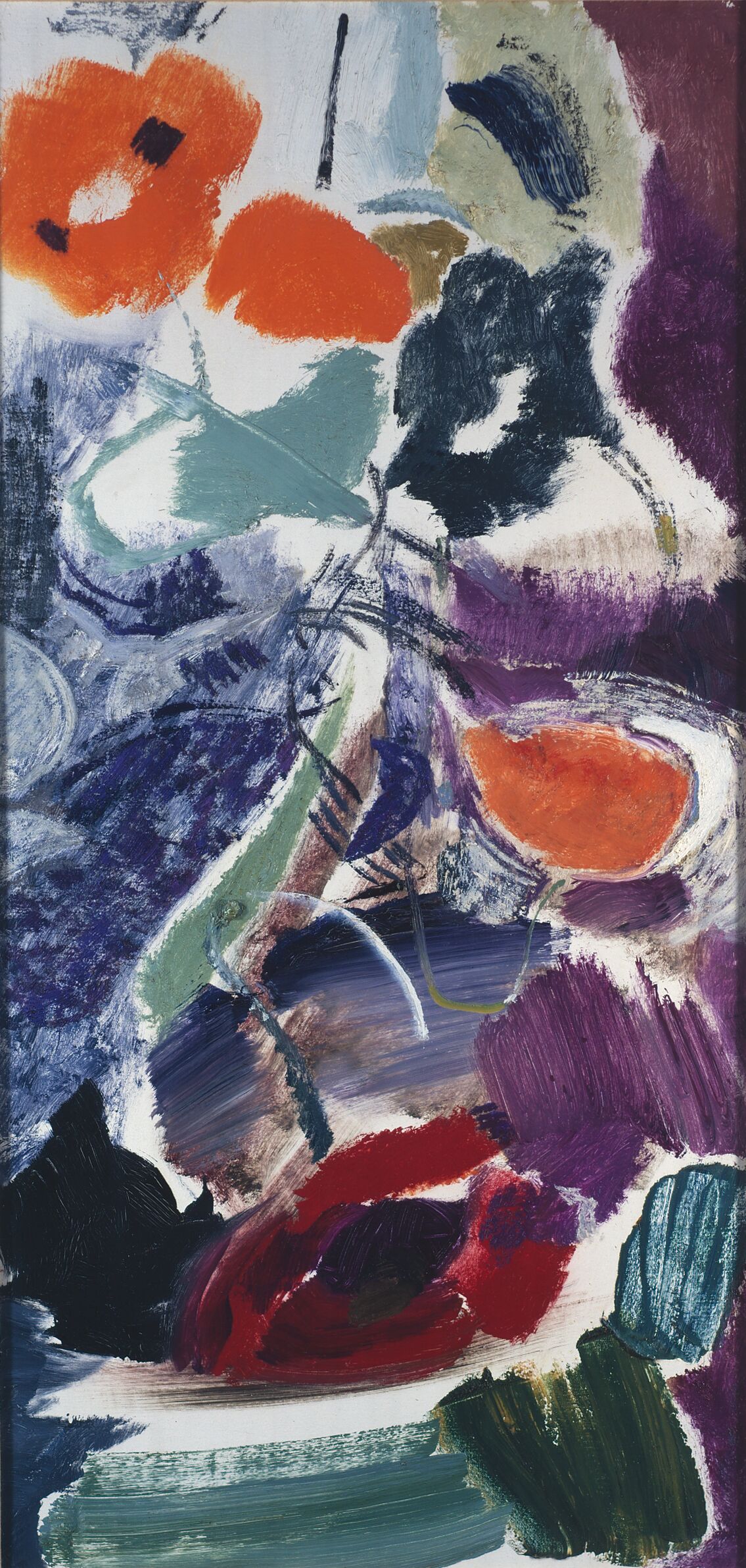 Upright Poppies and Various Flowers by Ivon Hitchens