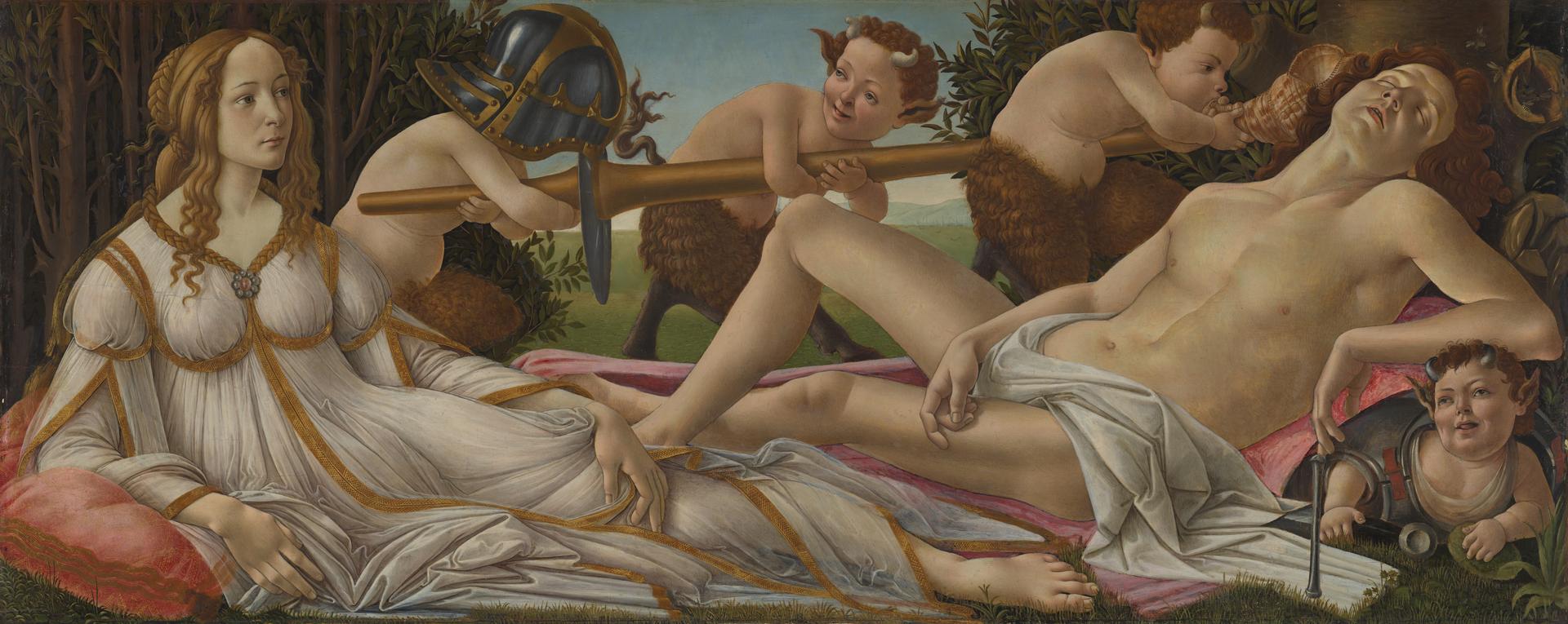Venus and Mars by Sandro Botticelli