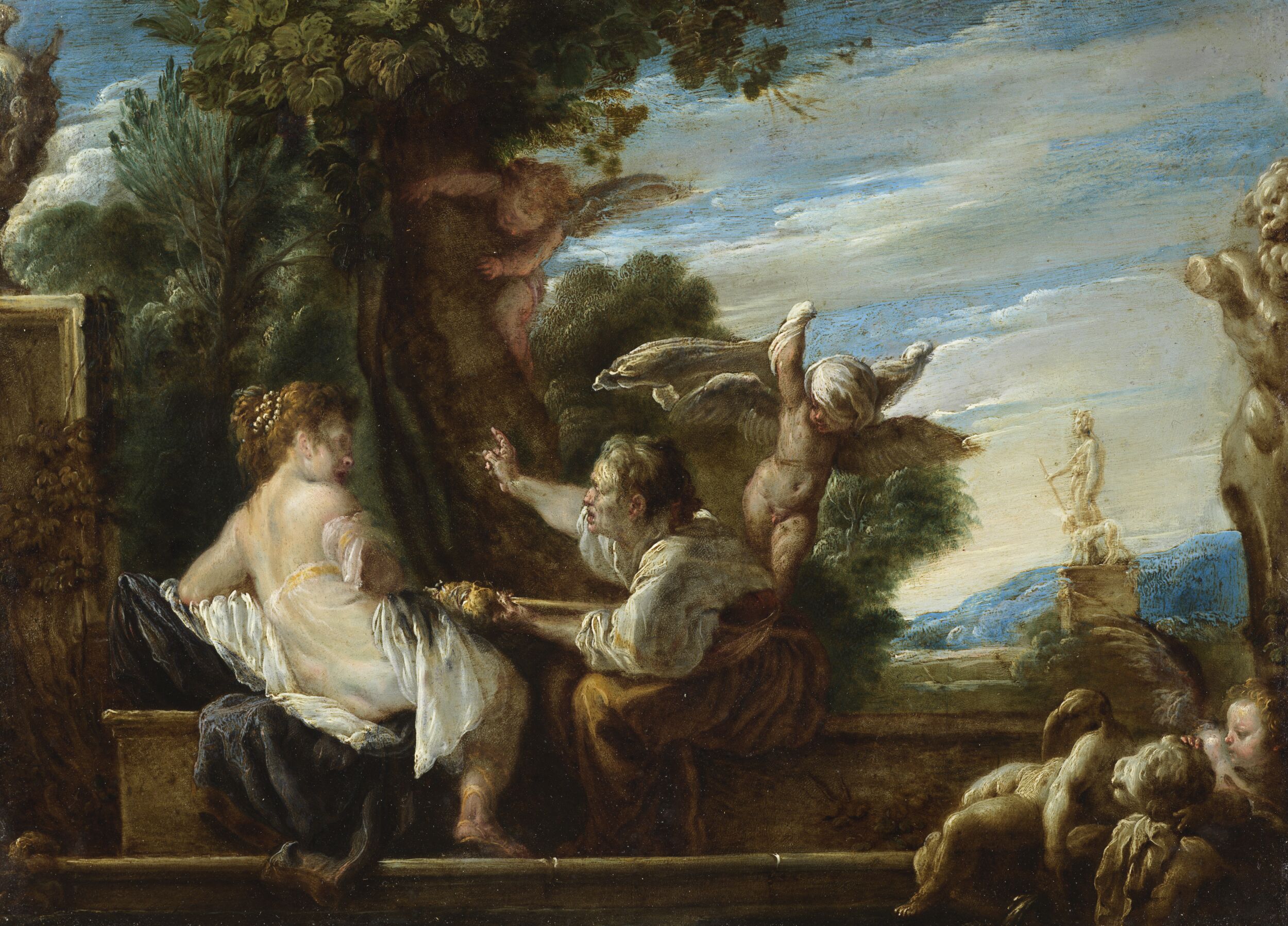 Vertumnus and Pomona by Domenico Fetti