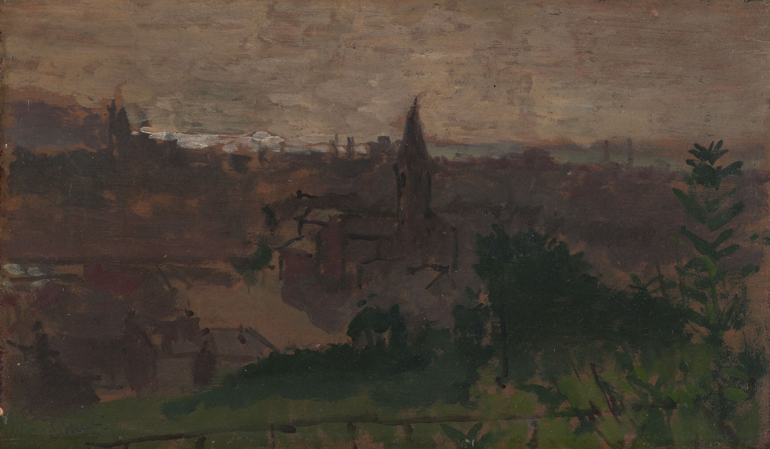 View of Dieppe with Eglise du Pollet by Walter Richard Sickert