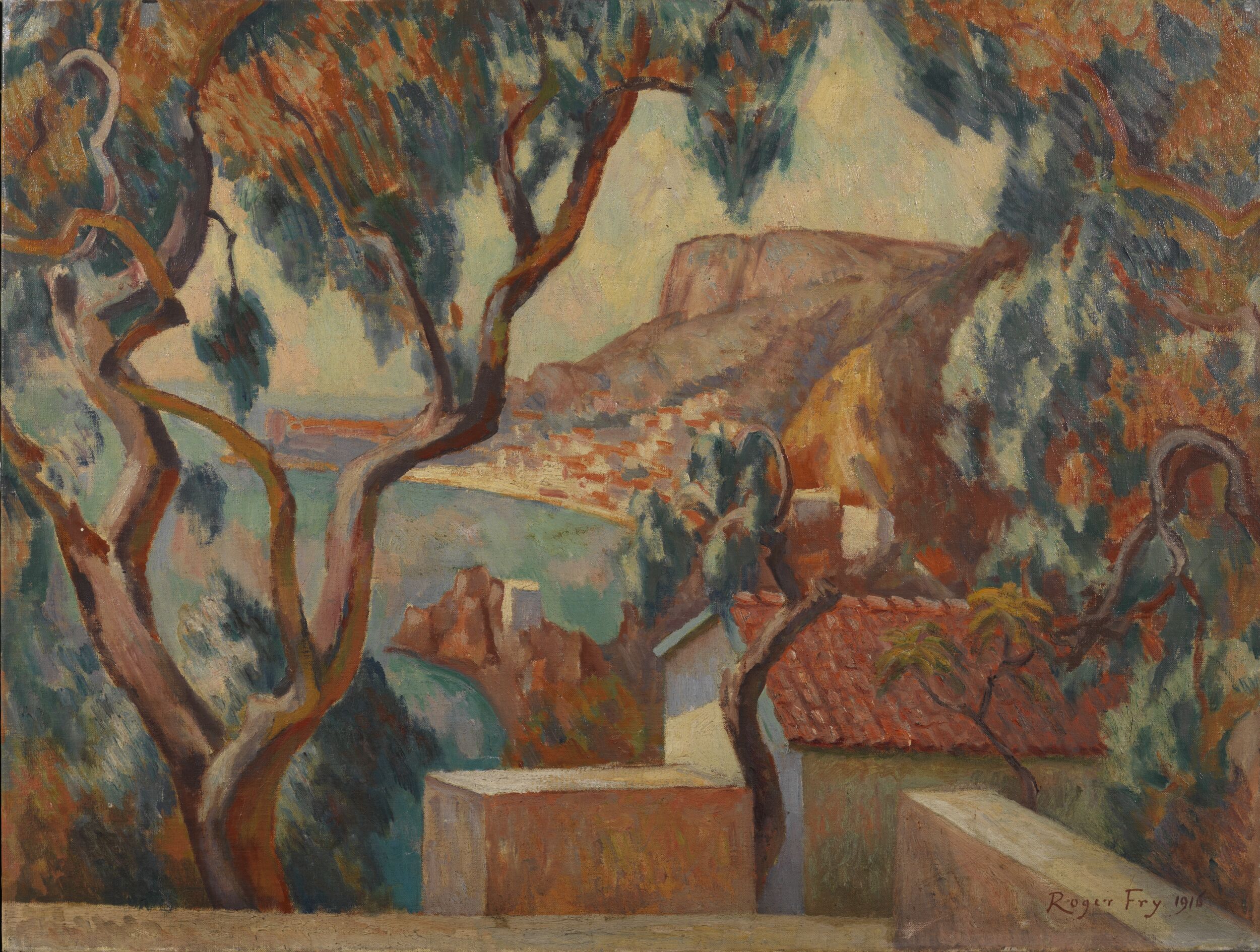 View on the Cote d'Azur, Menton by Roger Eliot Fry