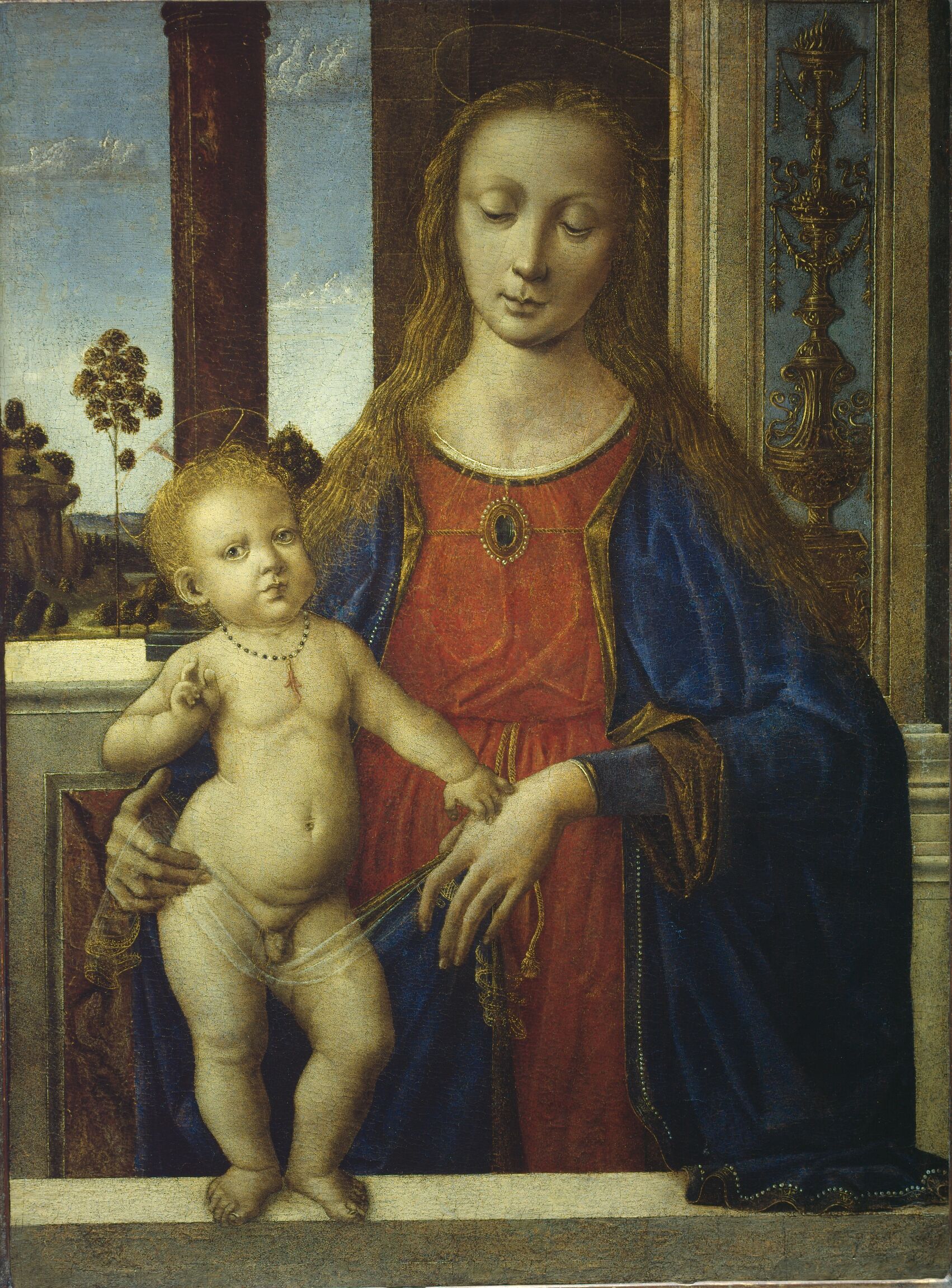 Virgin and Child by Andrea del Verrocchio